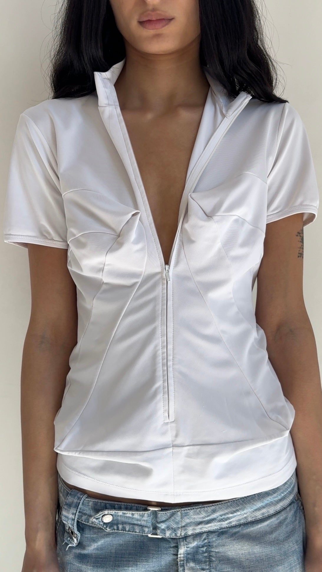 bra zip top