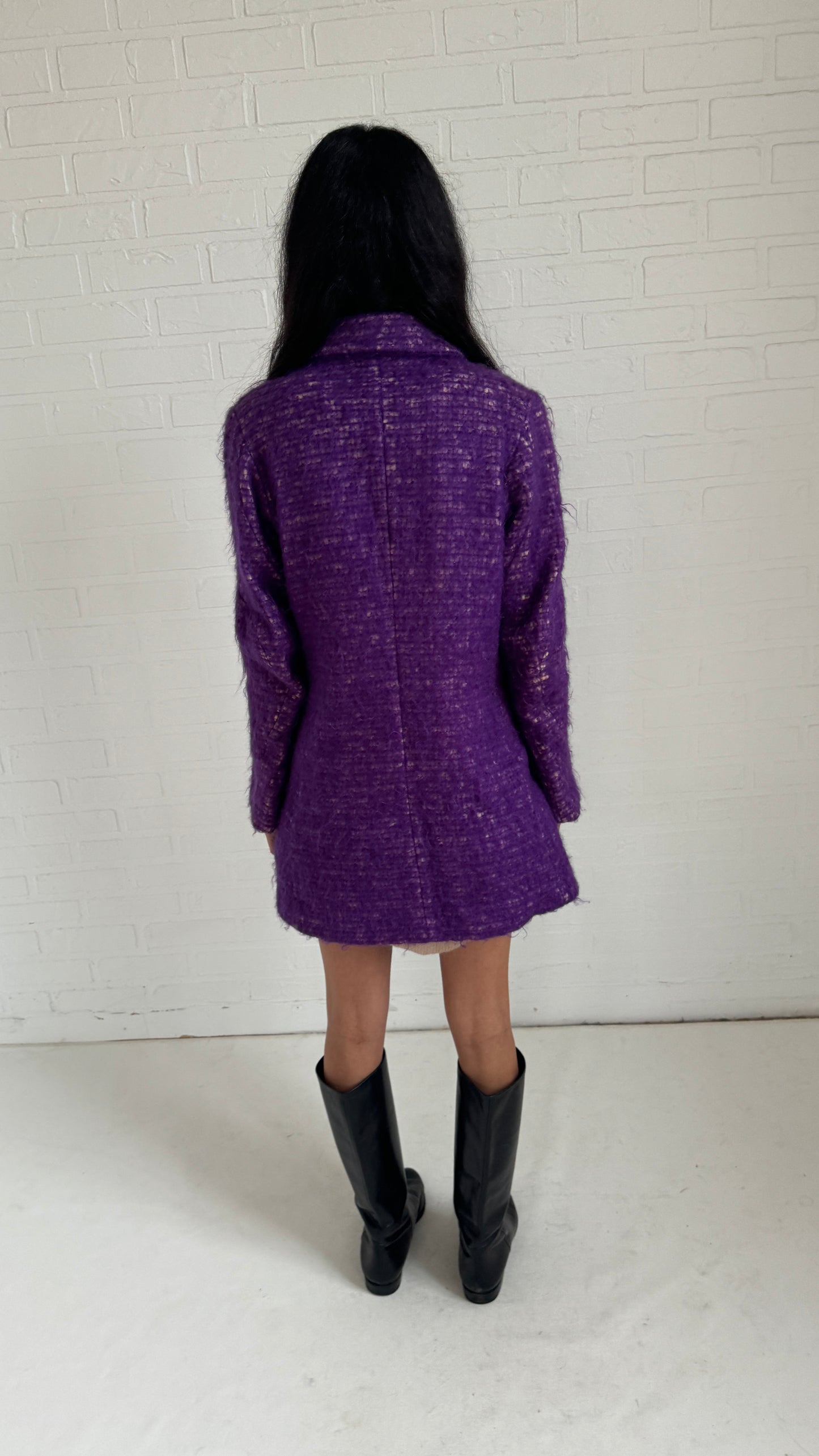 mohair short coat