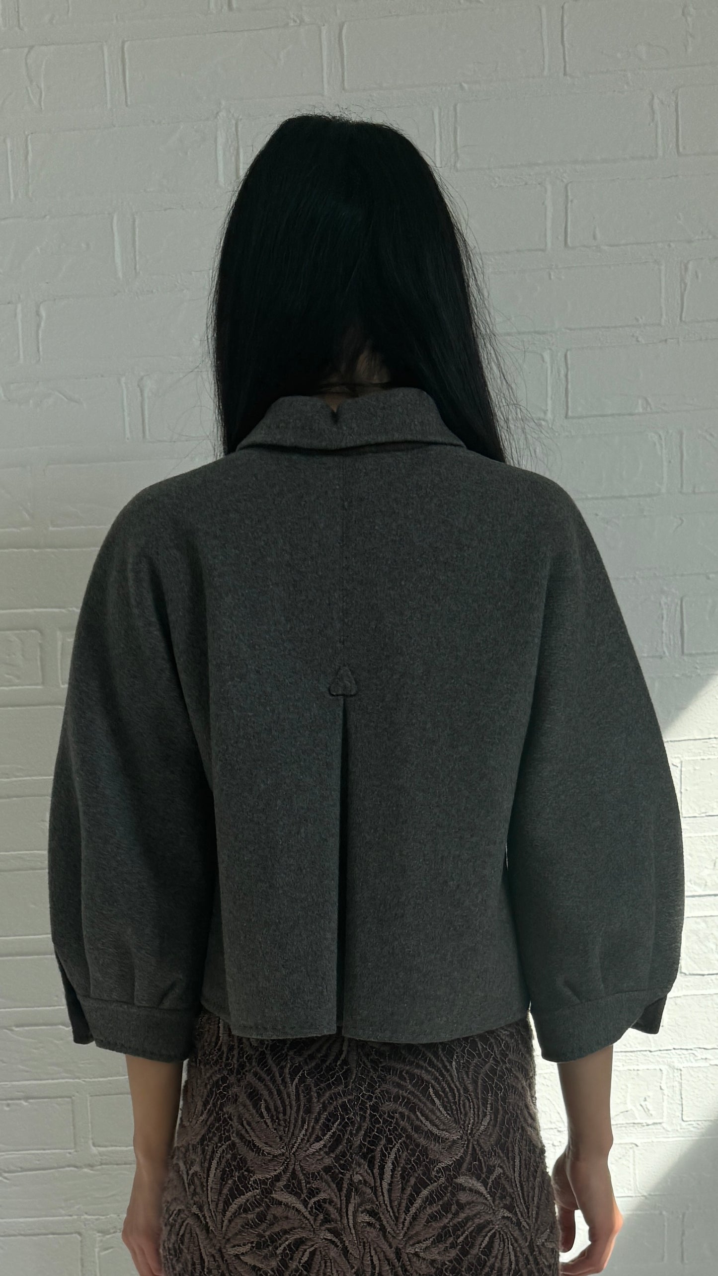 cropped pea coat