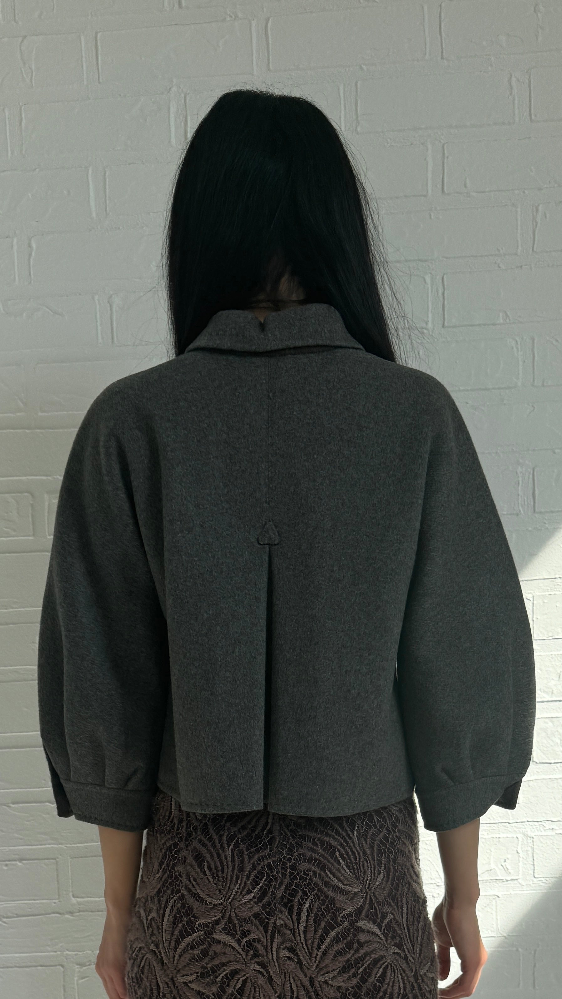 cropped pea coat