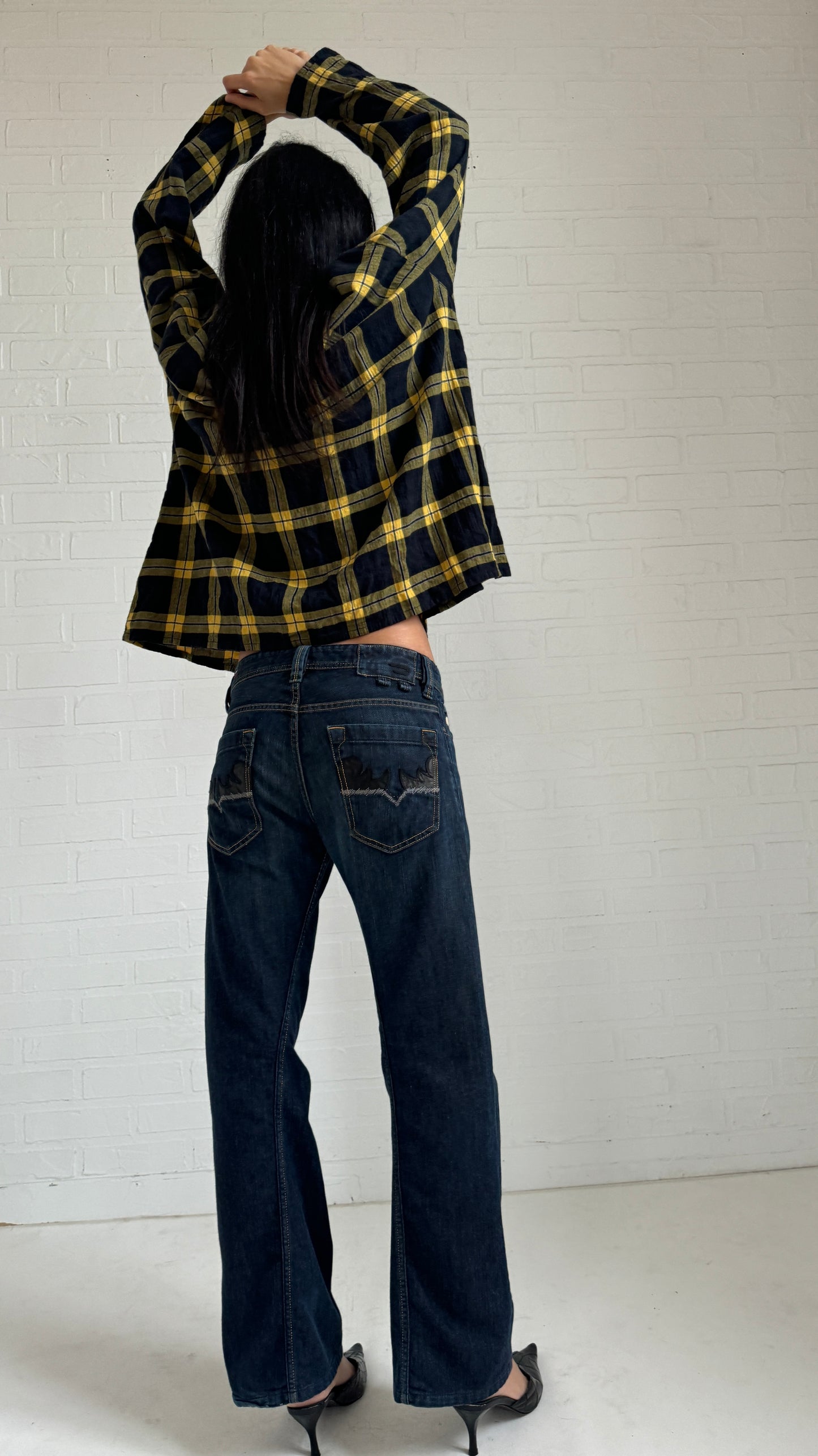 checkered shirt