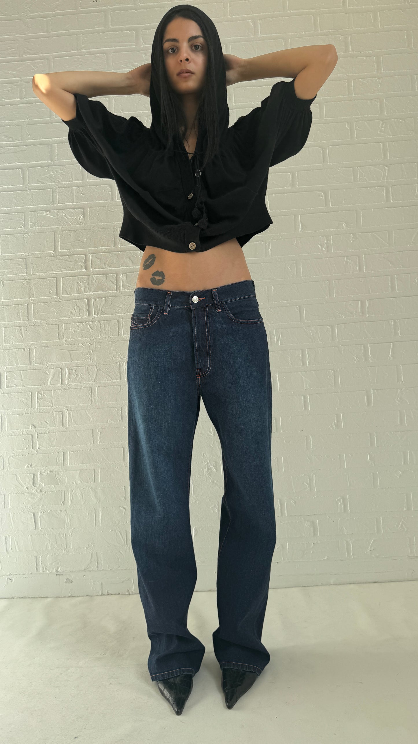 cinch back belt high rise small