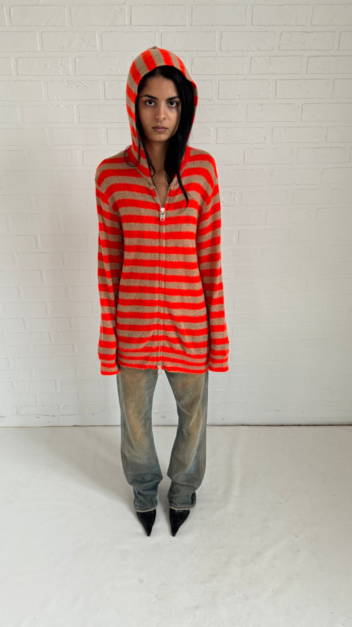 knit hoodie