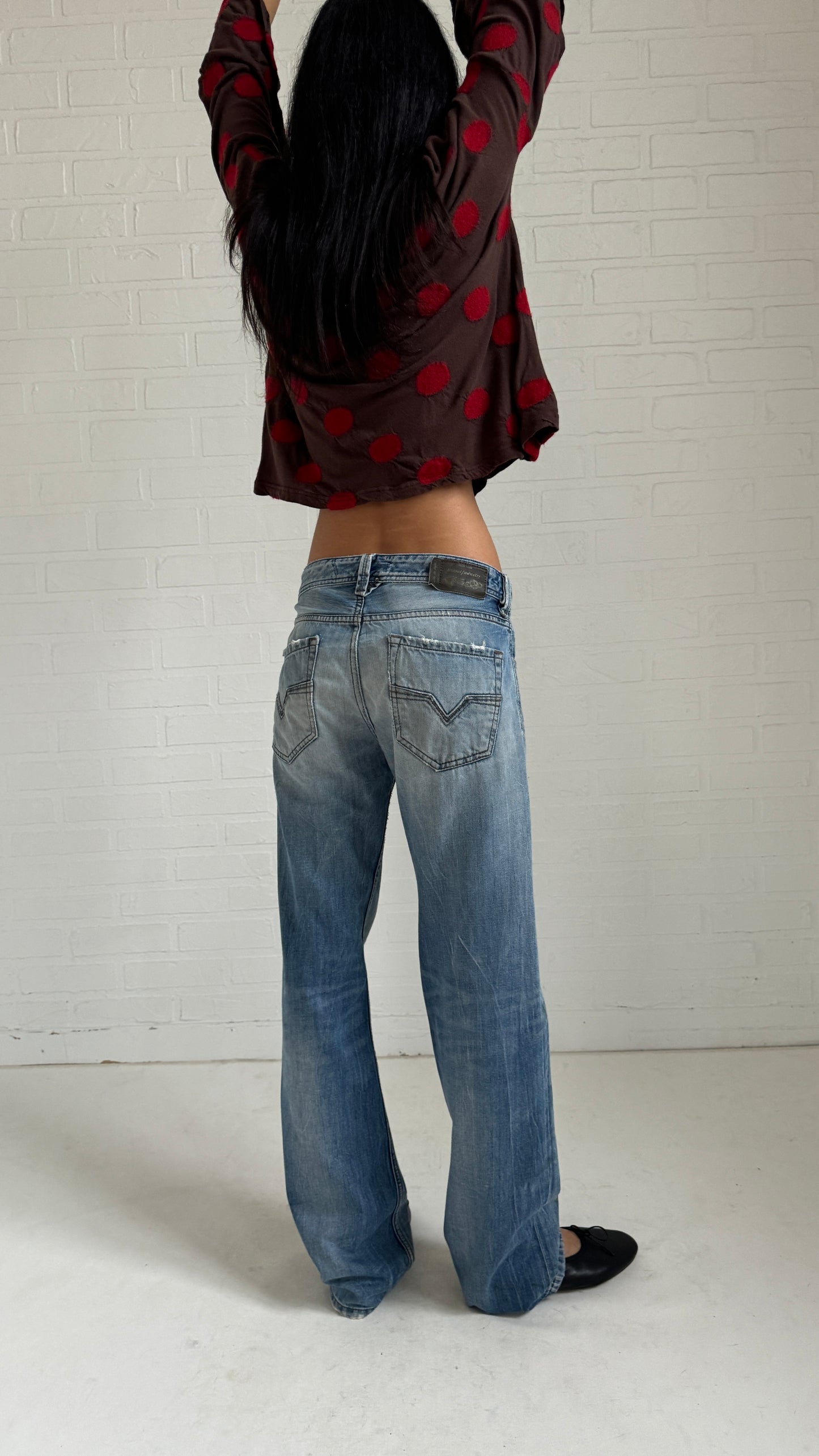 ripped baggy jeans s/m