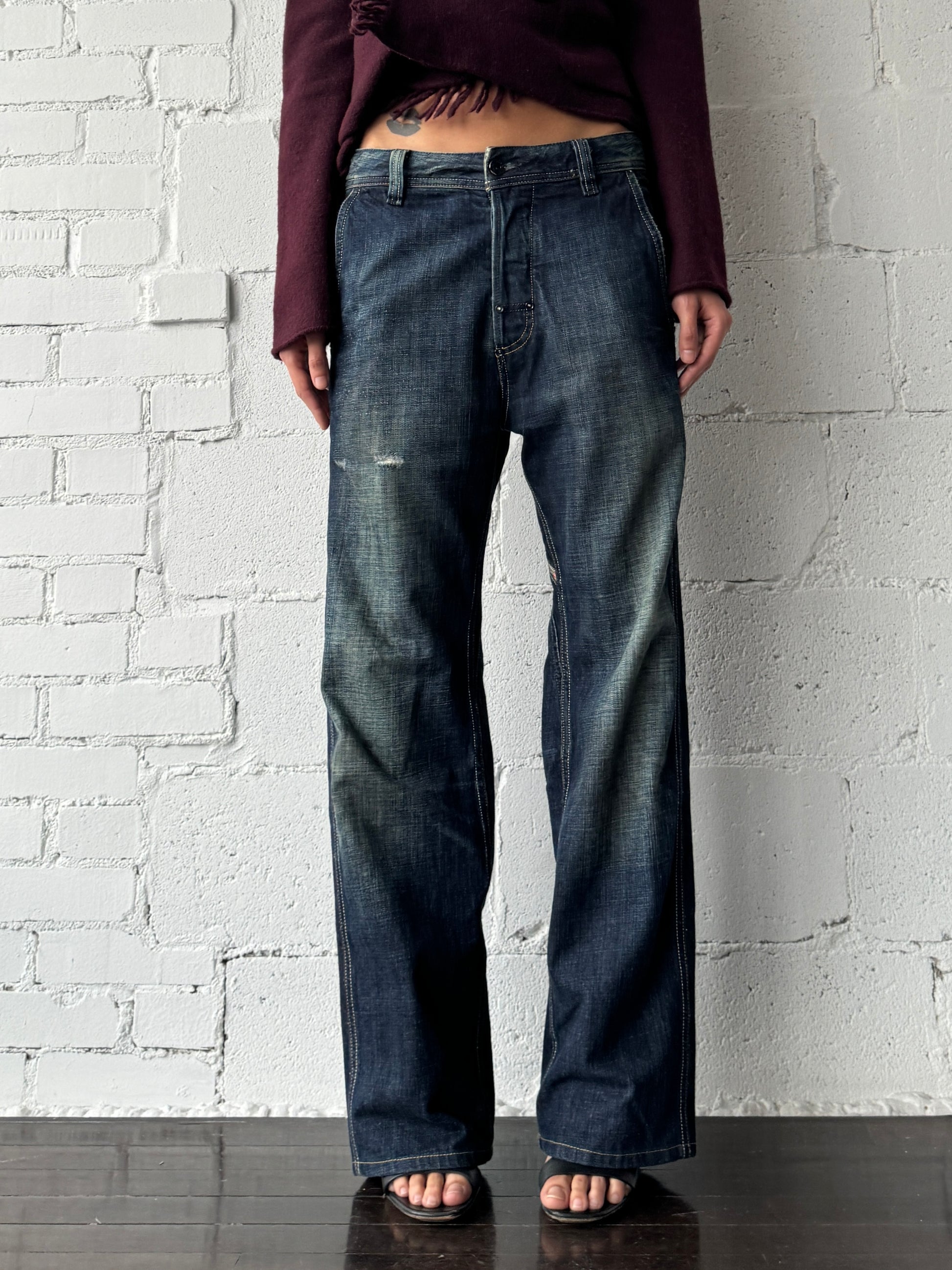 back strap jeans dark 28