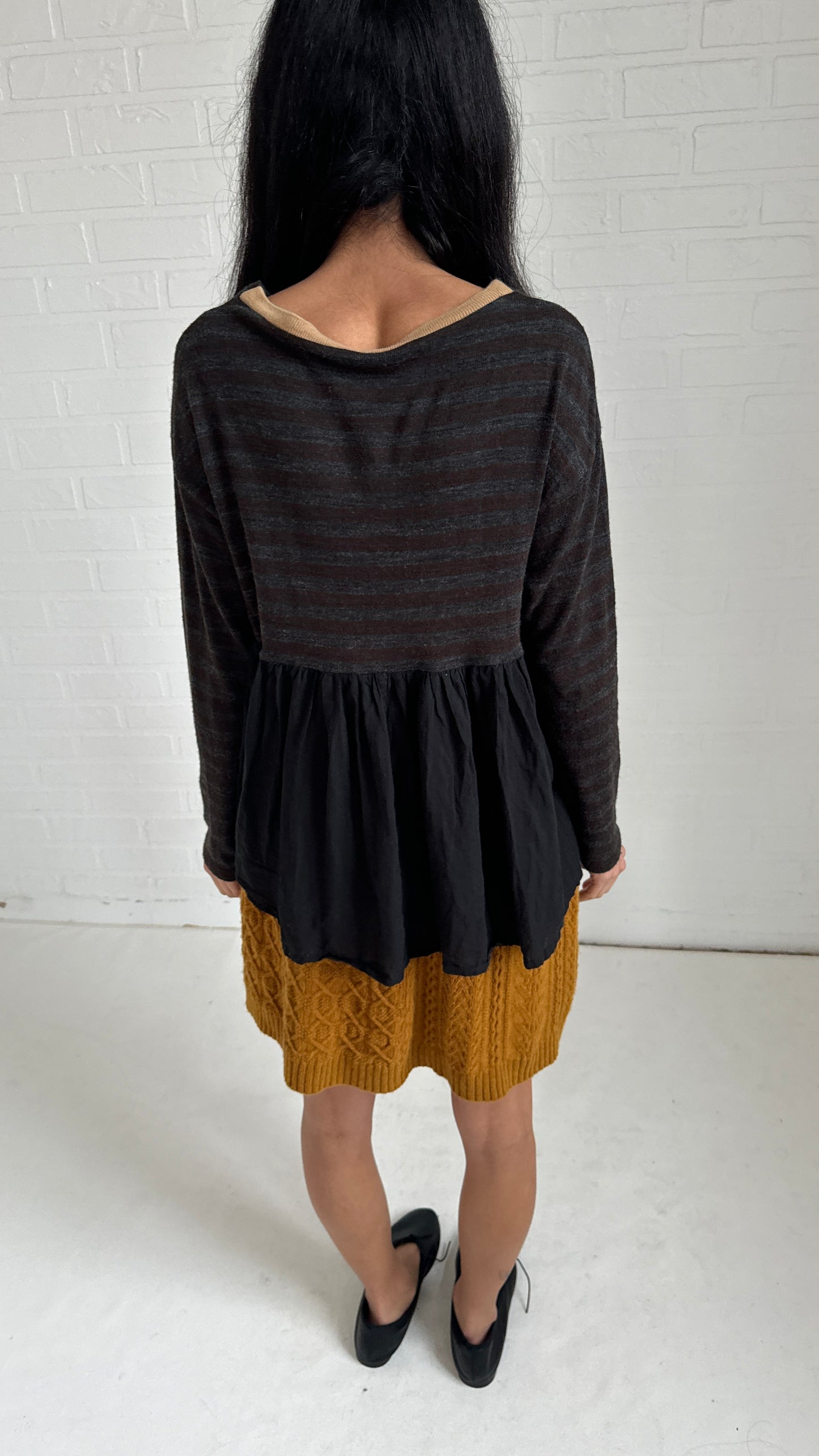 striped knit top