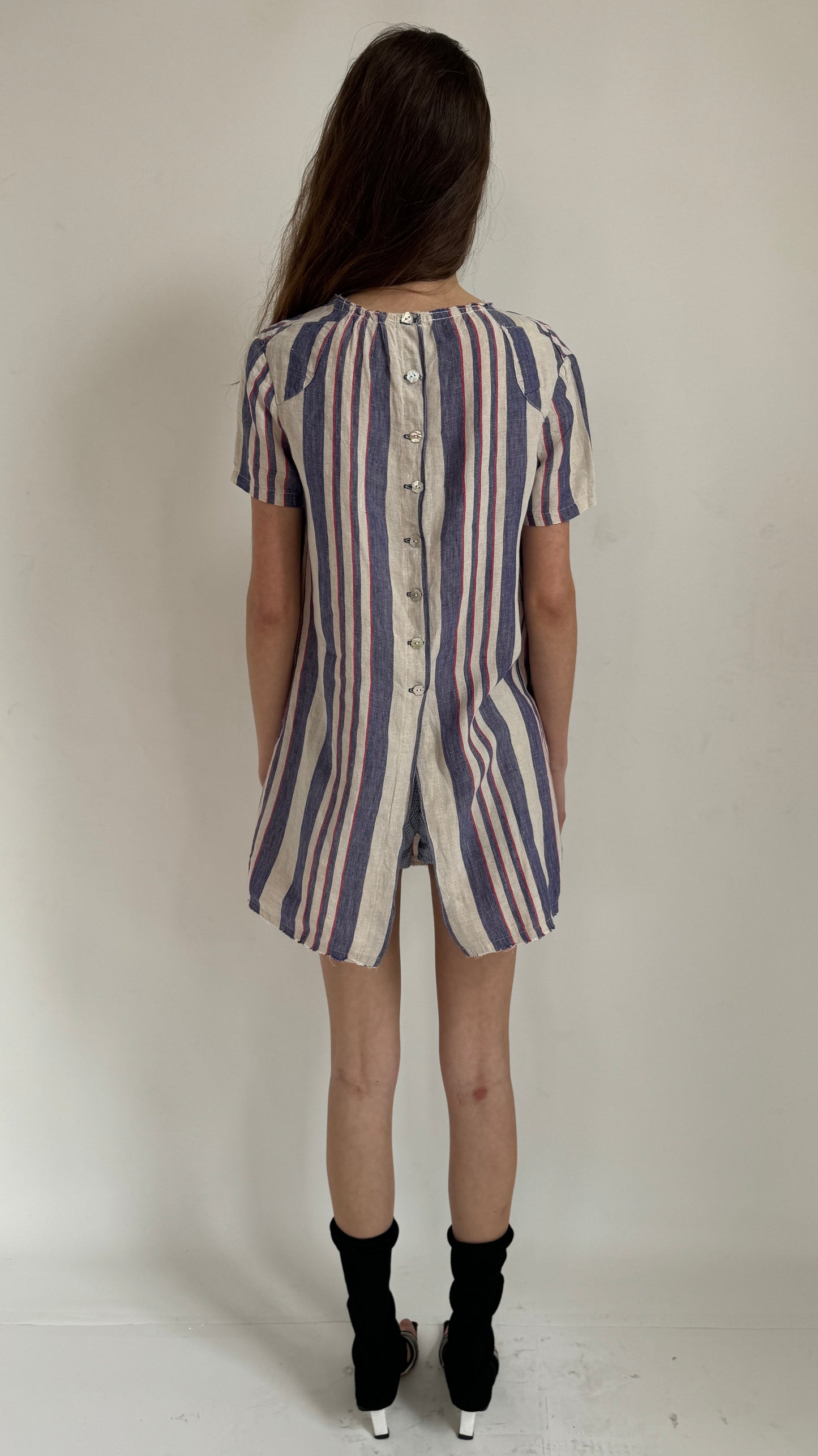 linen mini dress