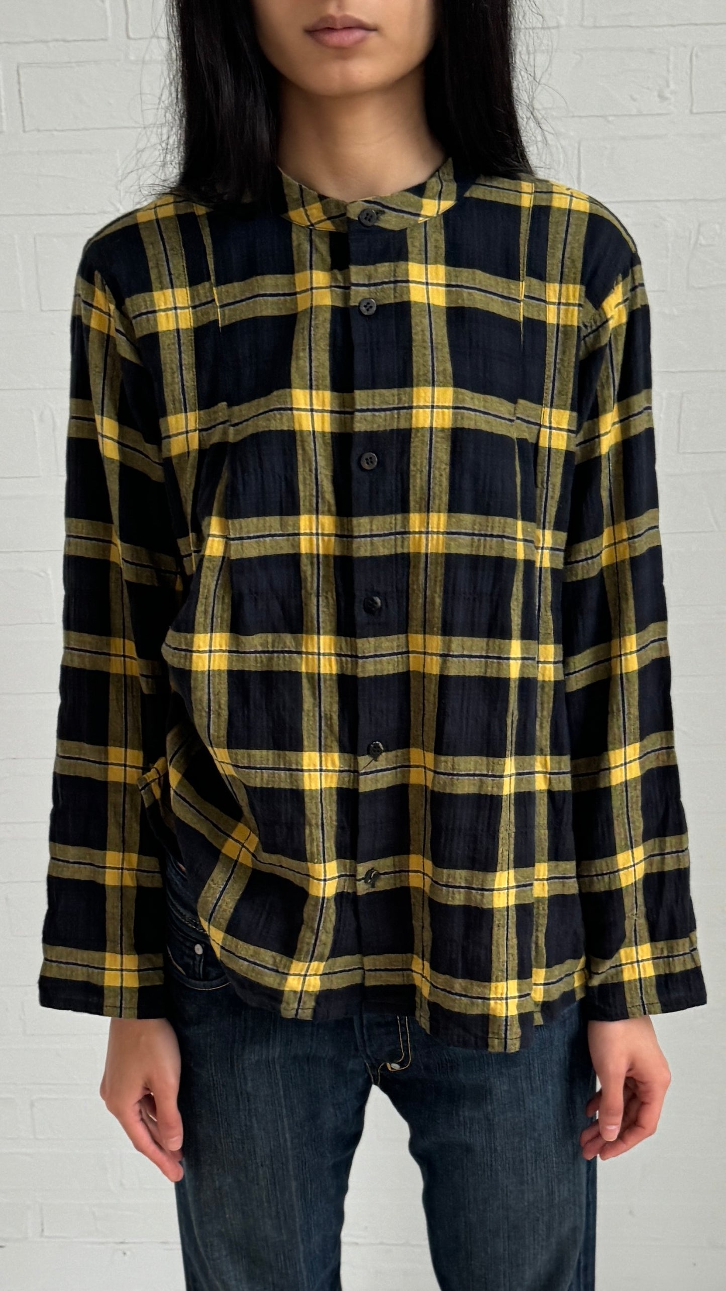 checkered shirt