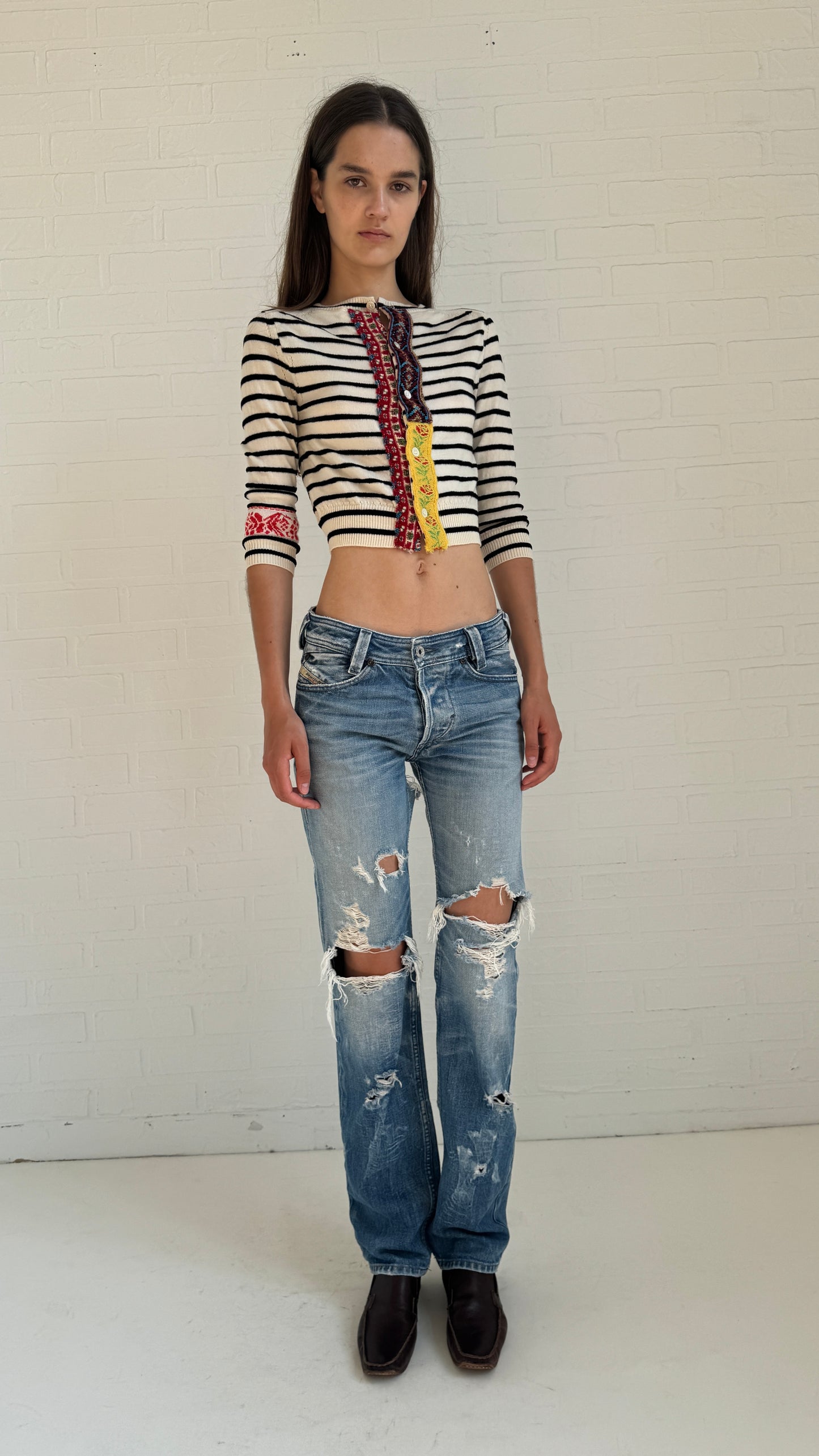 cropped cardigan