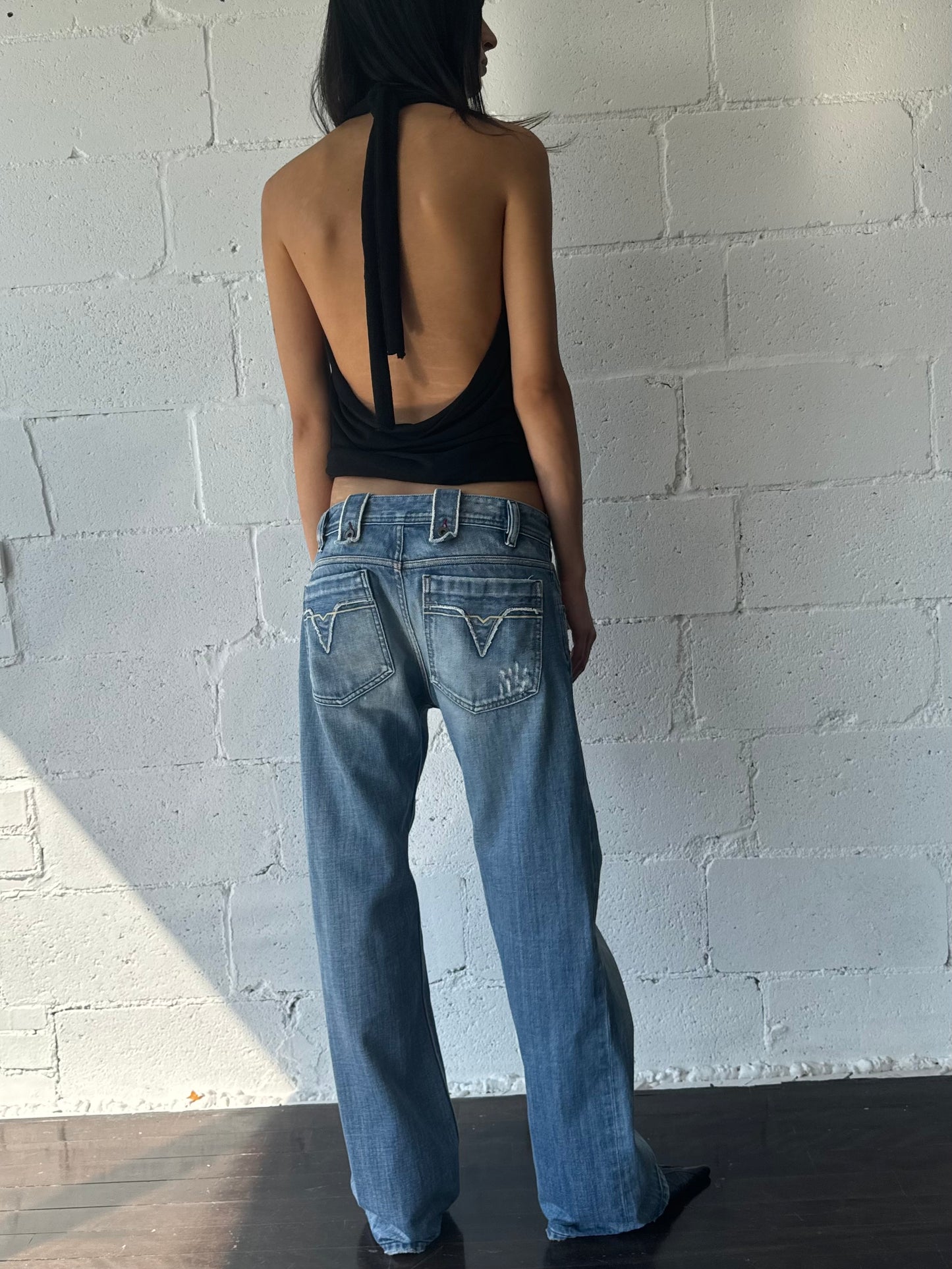 button jeans / 28
