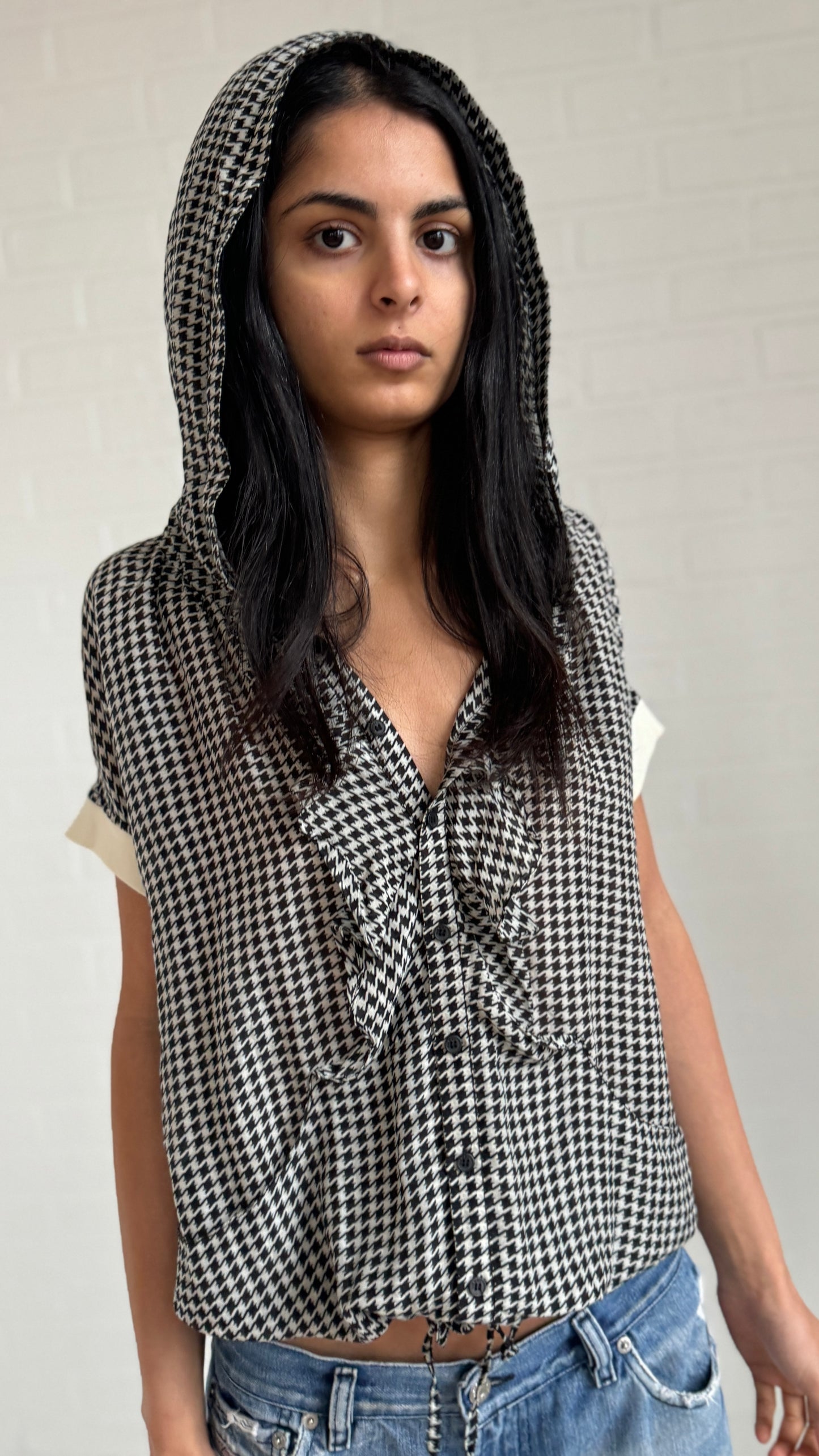 silk hoodie