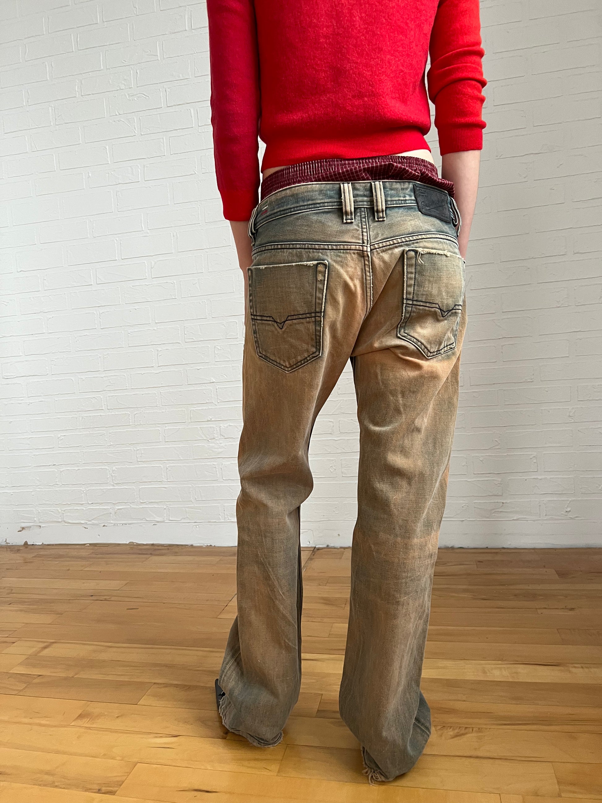 baggy rust wash size 29 inseam 32