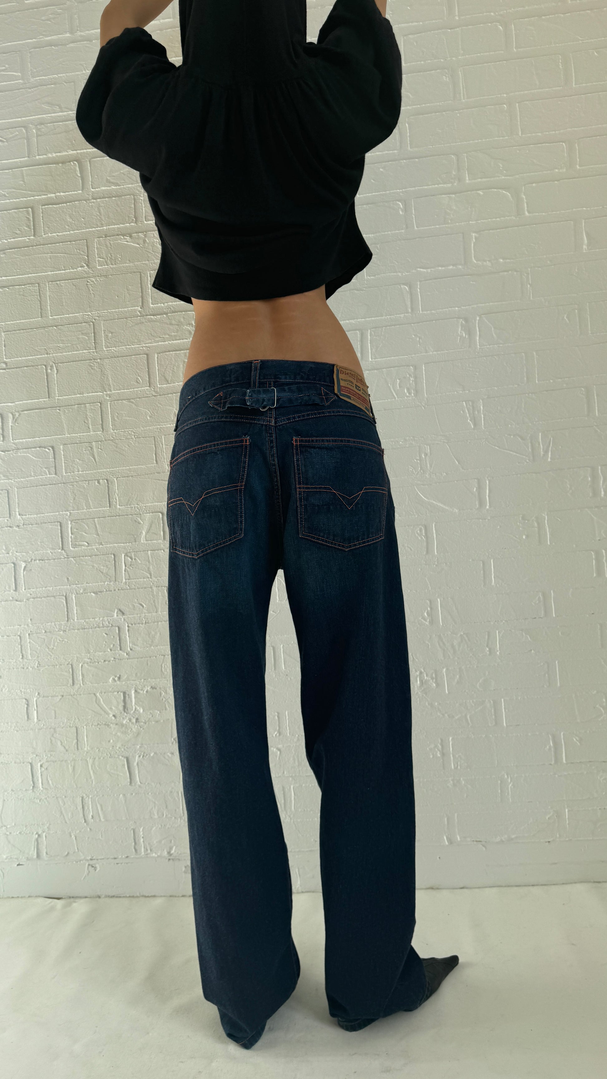 cinch back belt high rise small