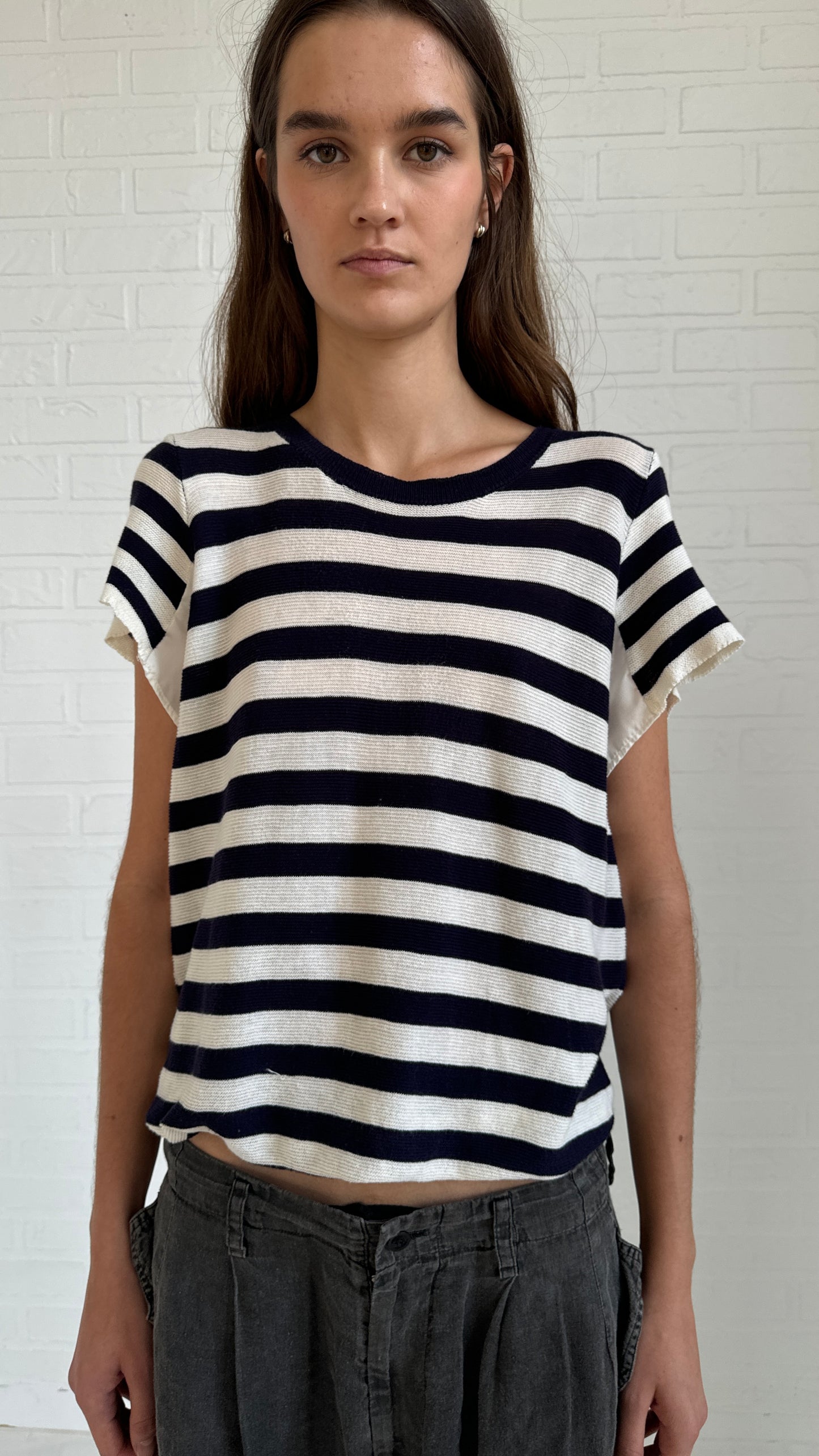 drawstring knit