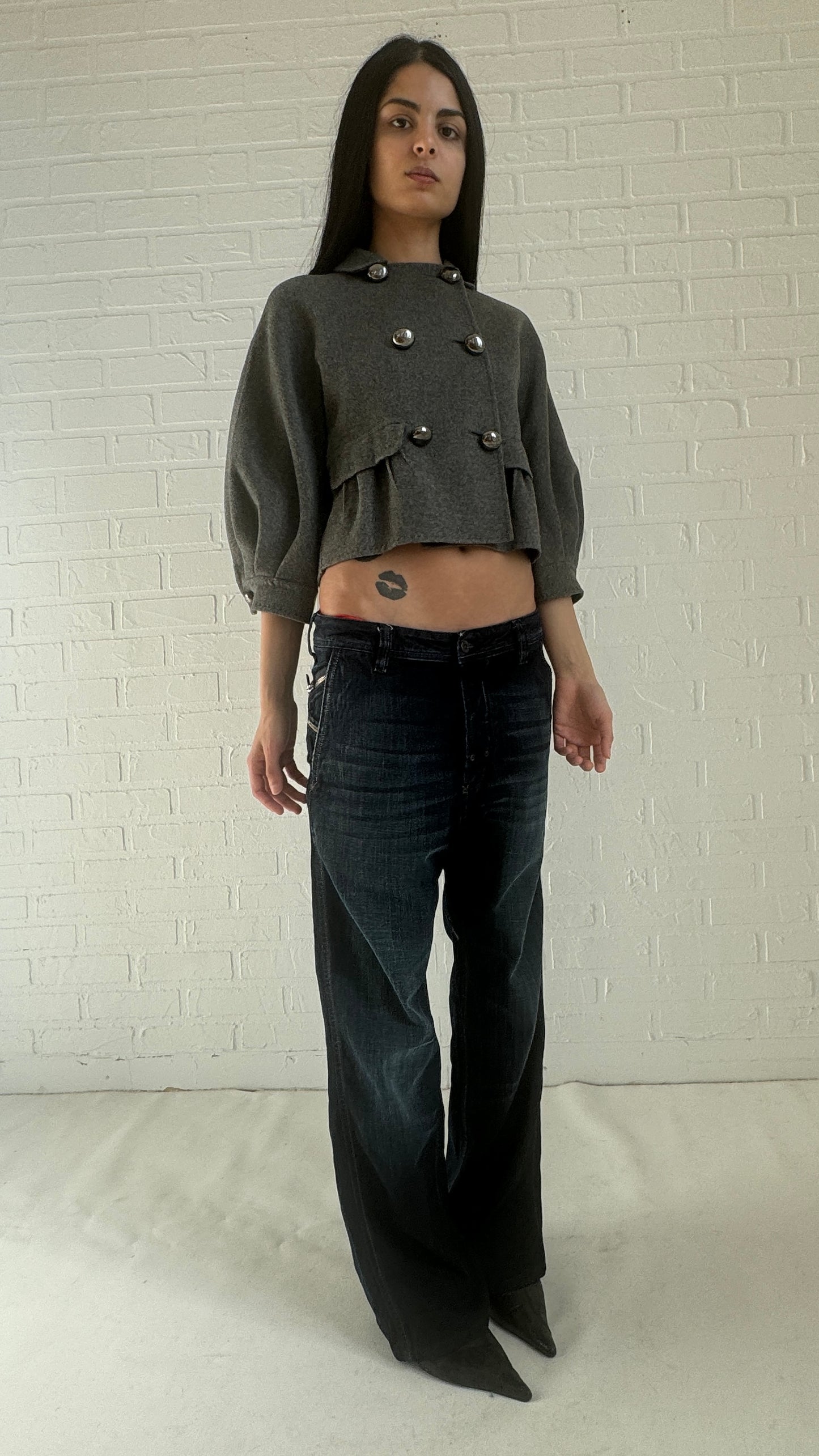 cinch back belt jeans