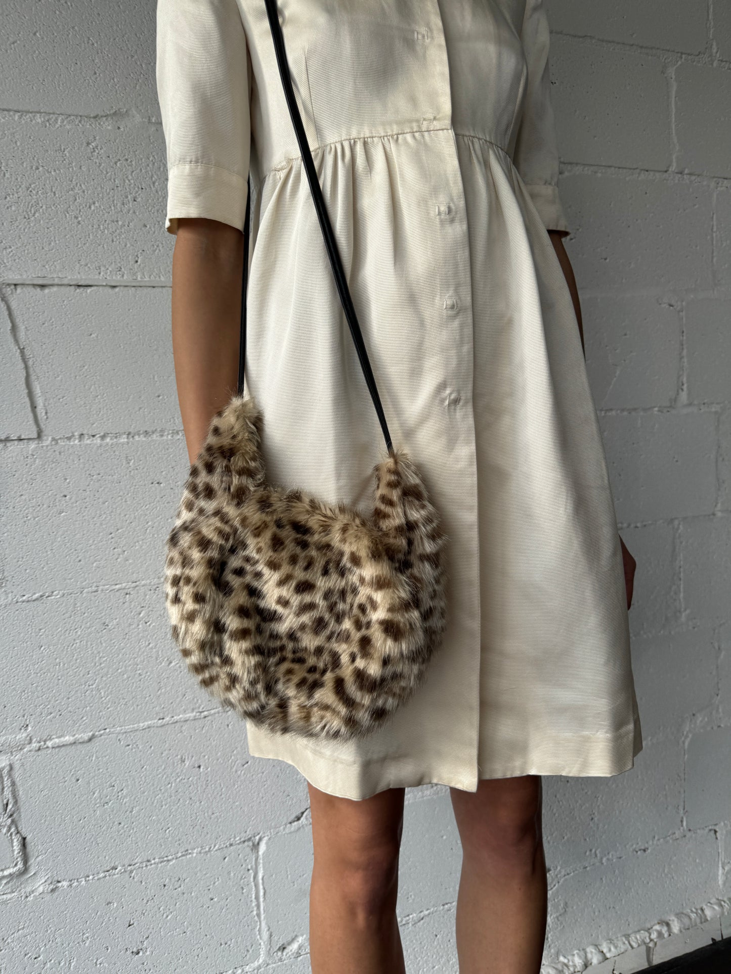 faux fur bag