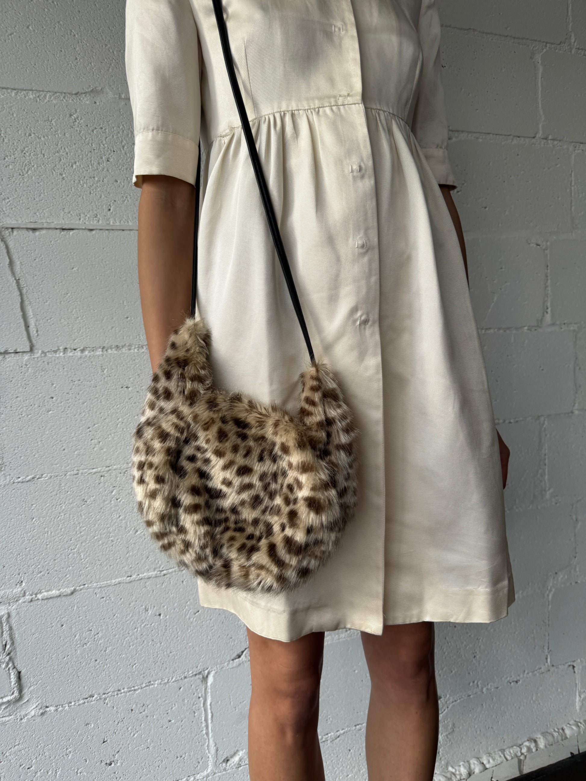 faux fur bag