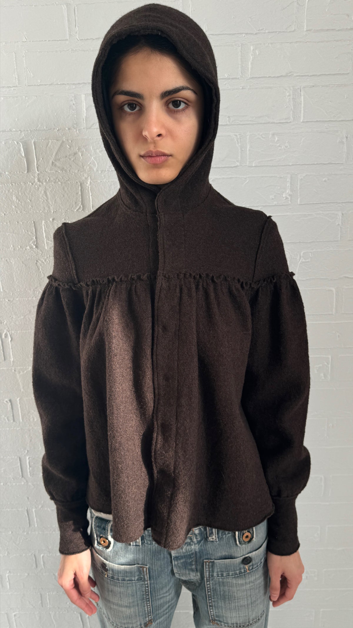 Wool Hoodie Jacket