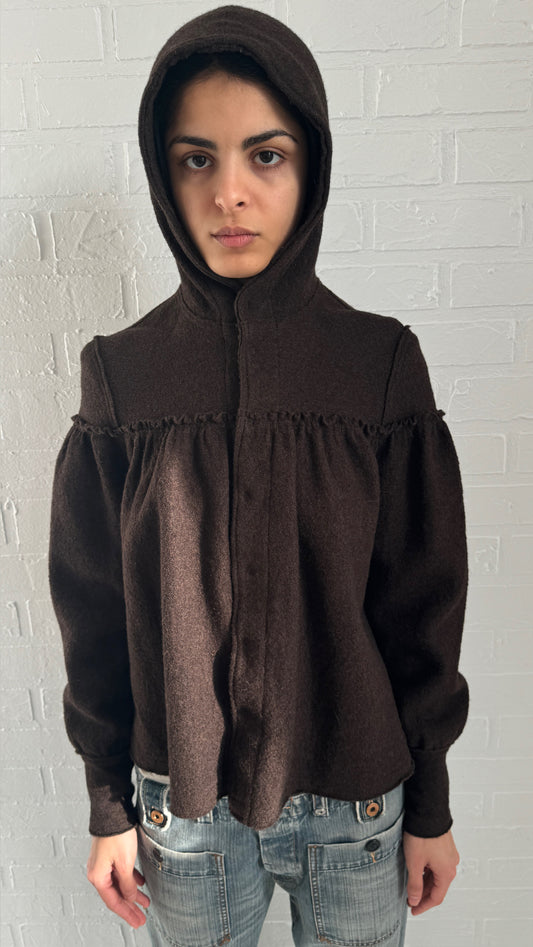 Wool Hoodie Jacket