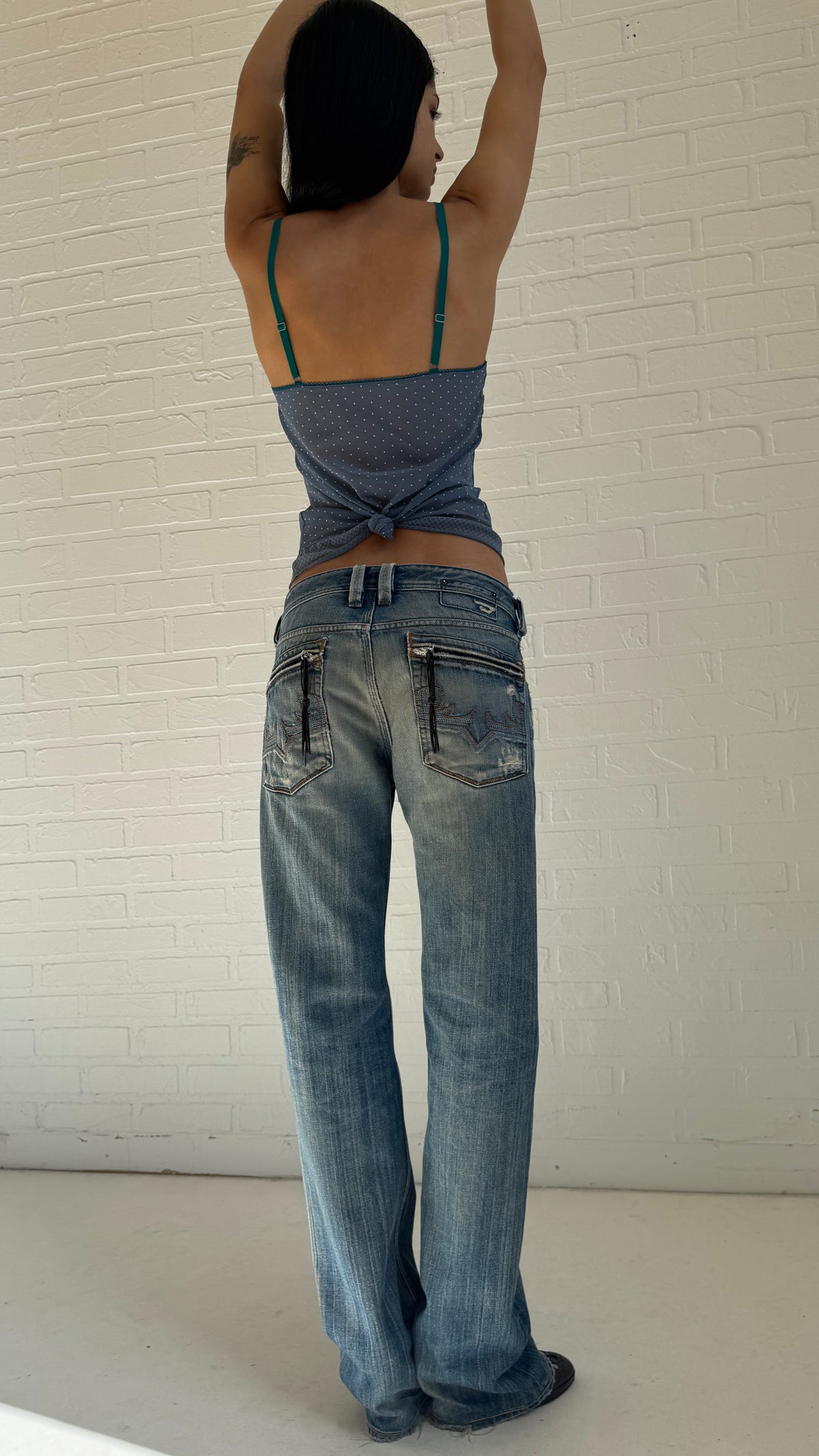 Printed Mesh Camisole