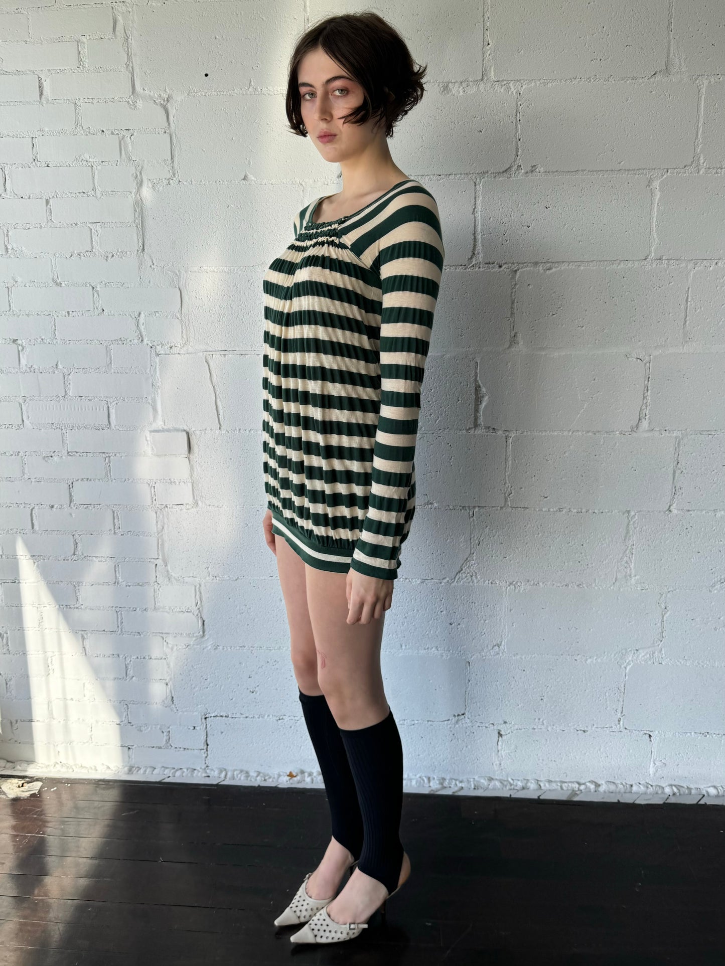 striped dress