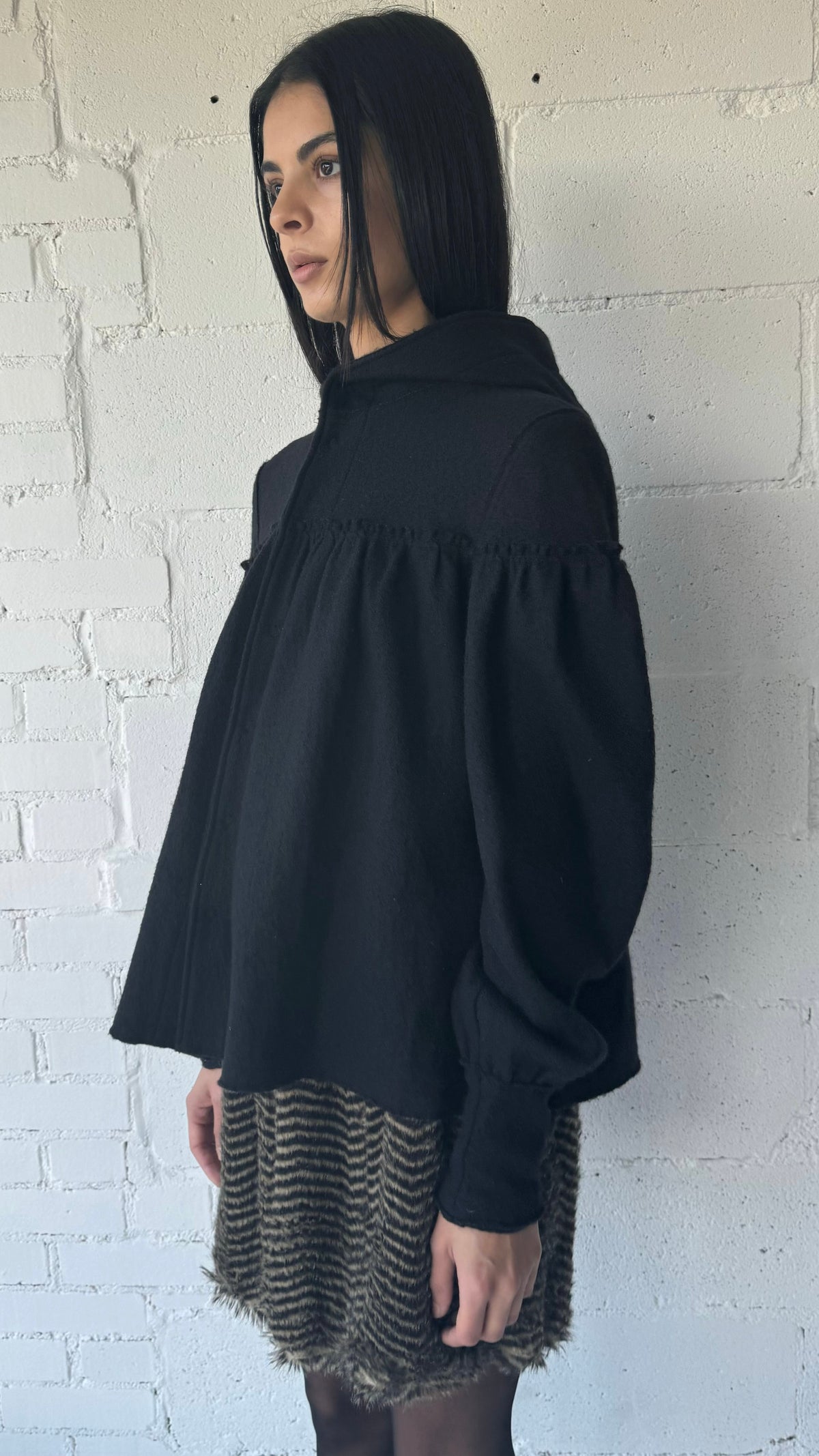 Wool Hoodie Jacket