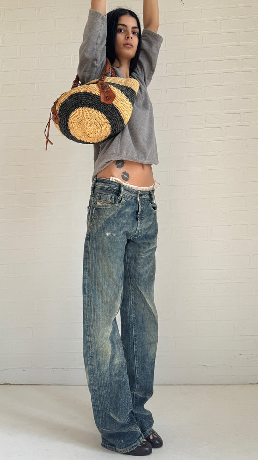 Faded Bootcut Jeans
