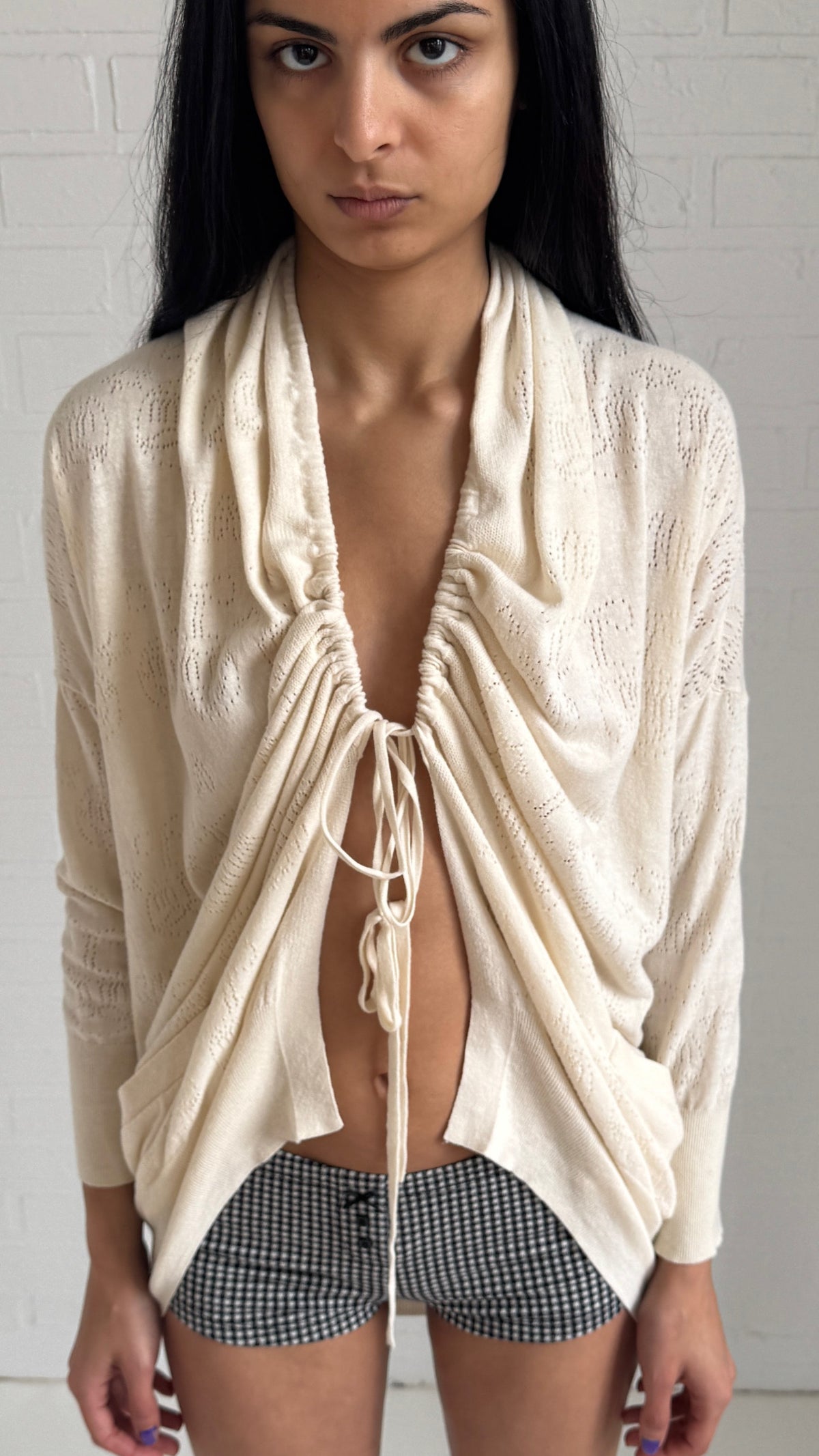 Pointelle Cardigan