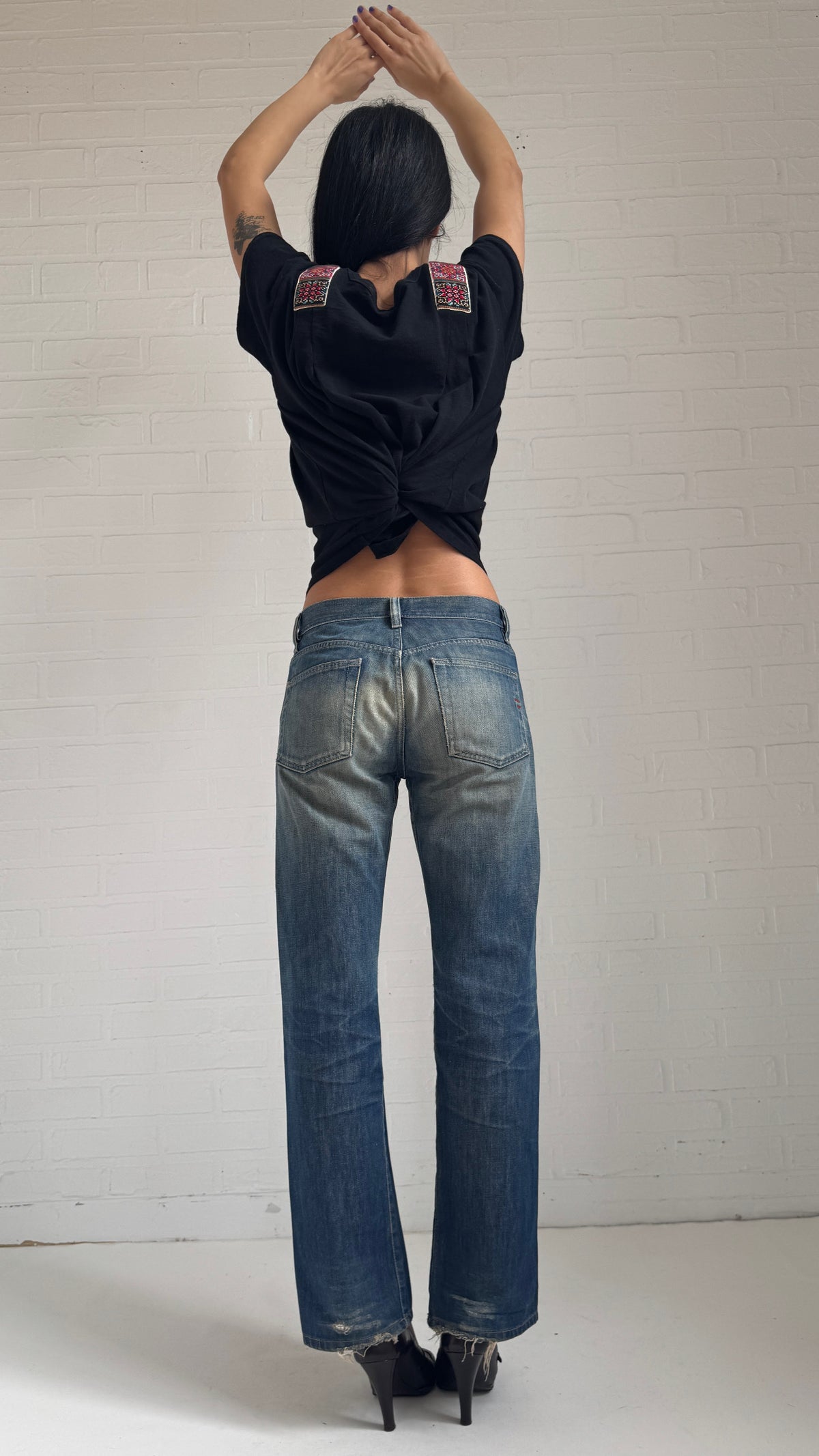 Faded Relaxed Leg Jeans