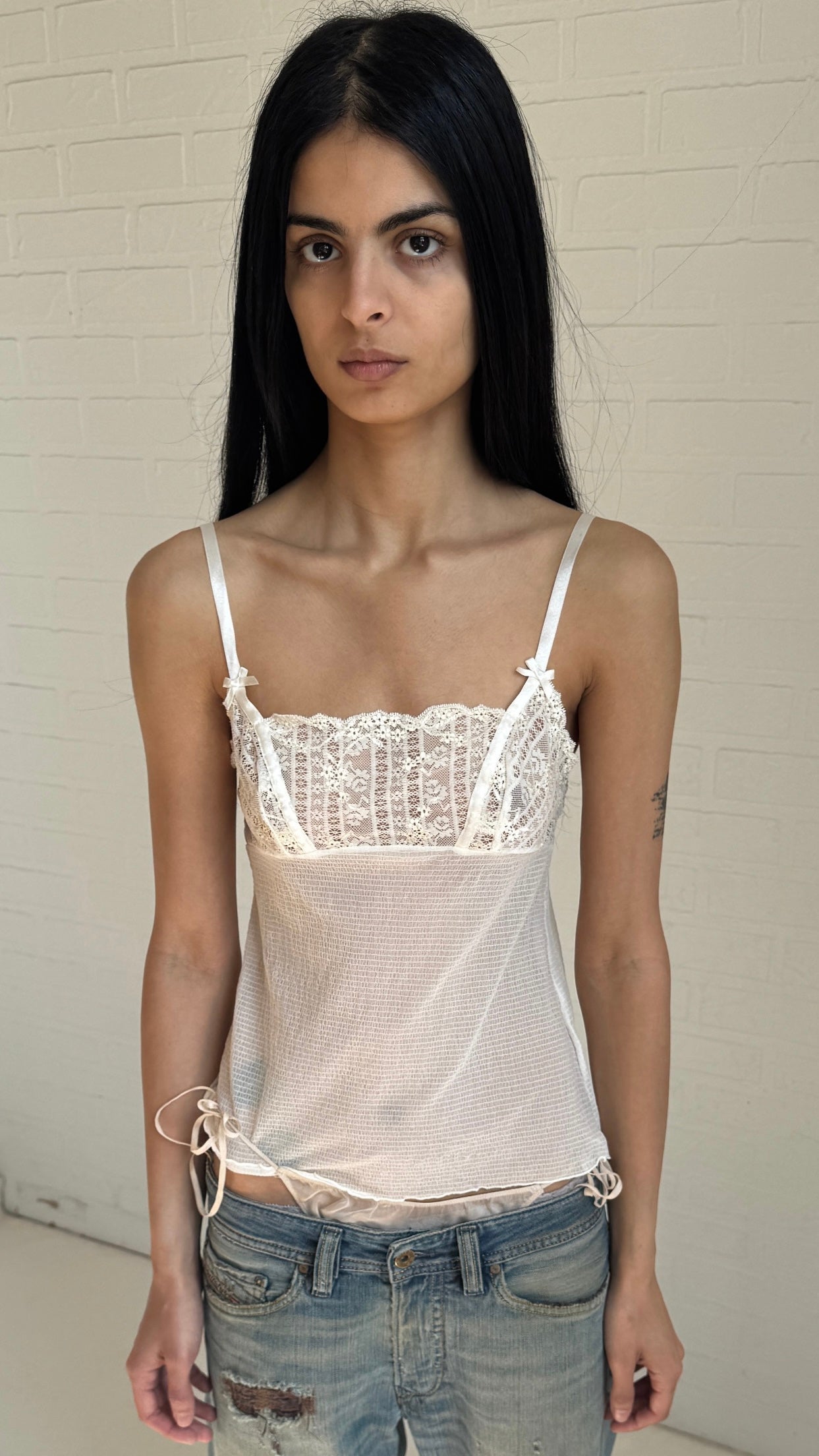 Lace Bandeau Sheer Camisole