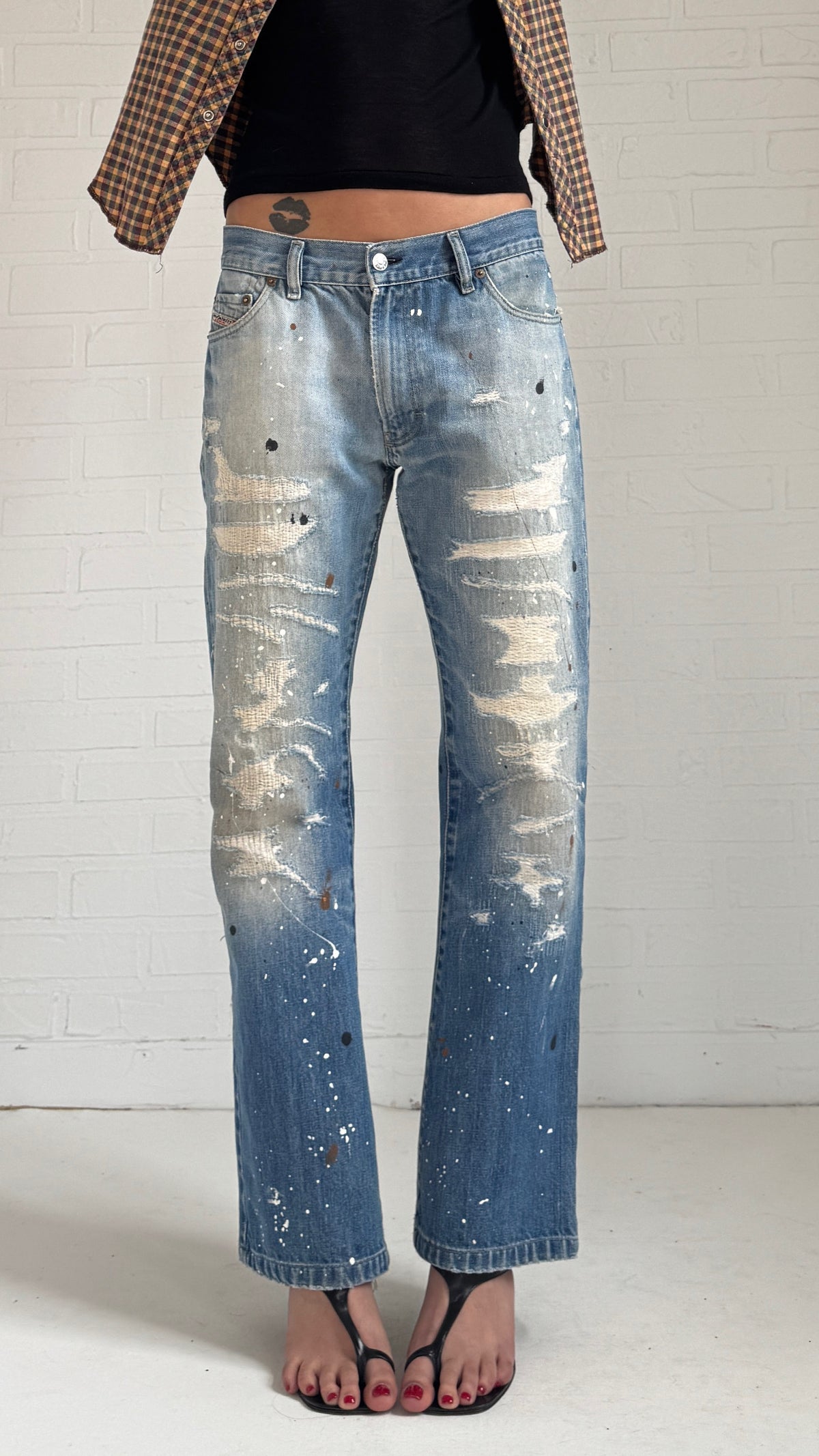 Distressed Jeans