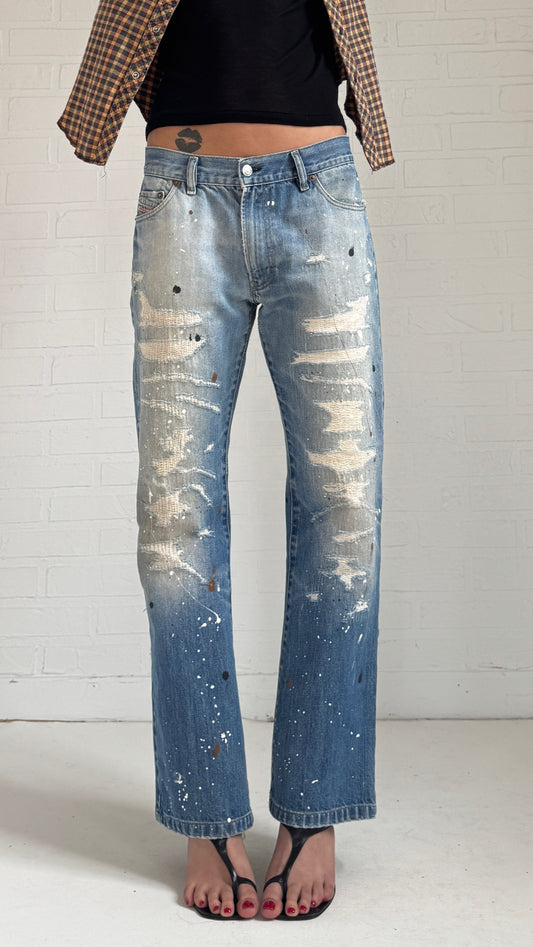 Distressed Jeans