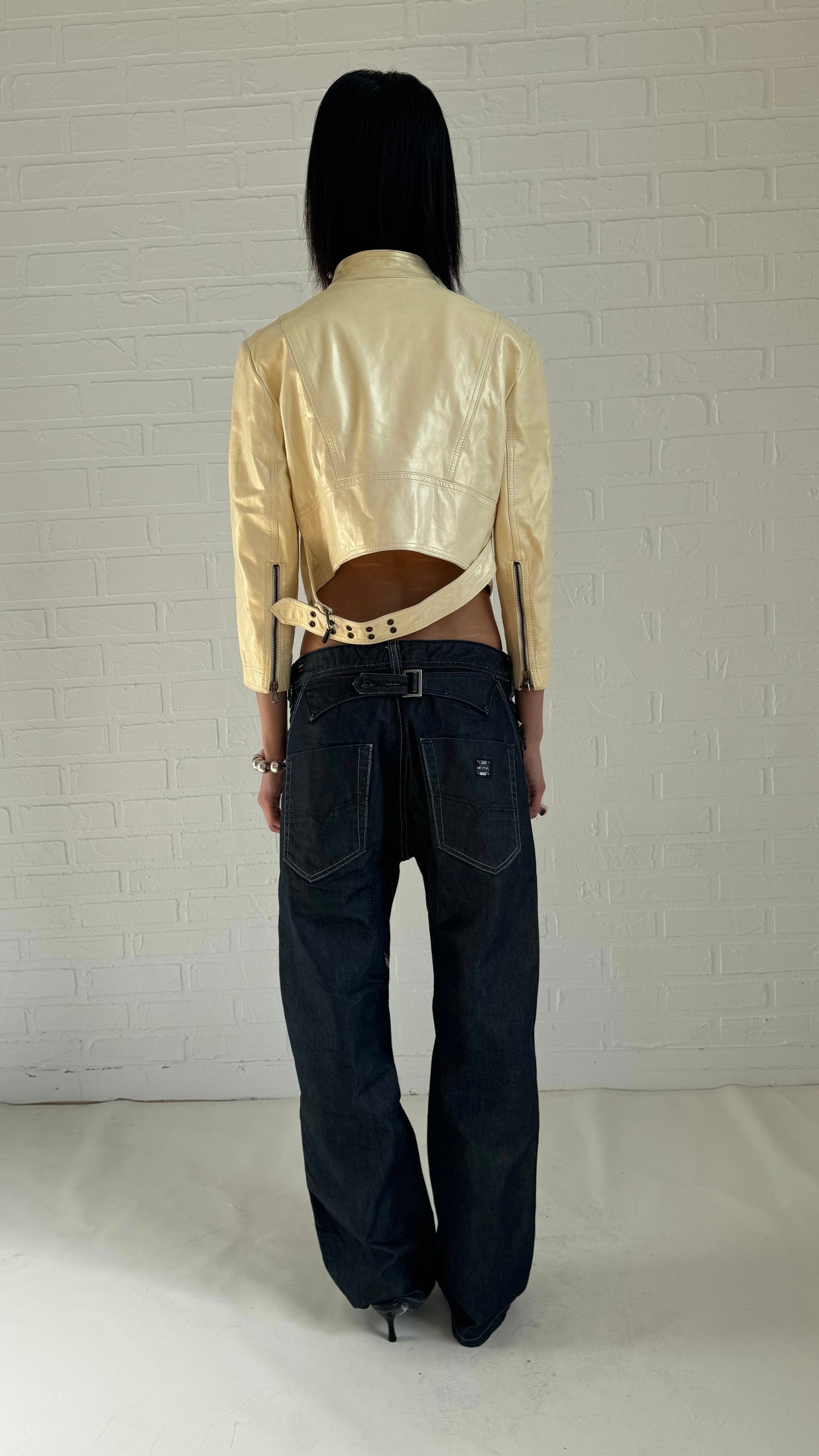 back belt jeans