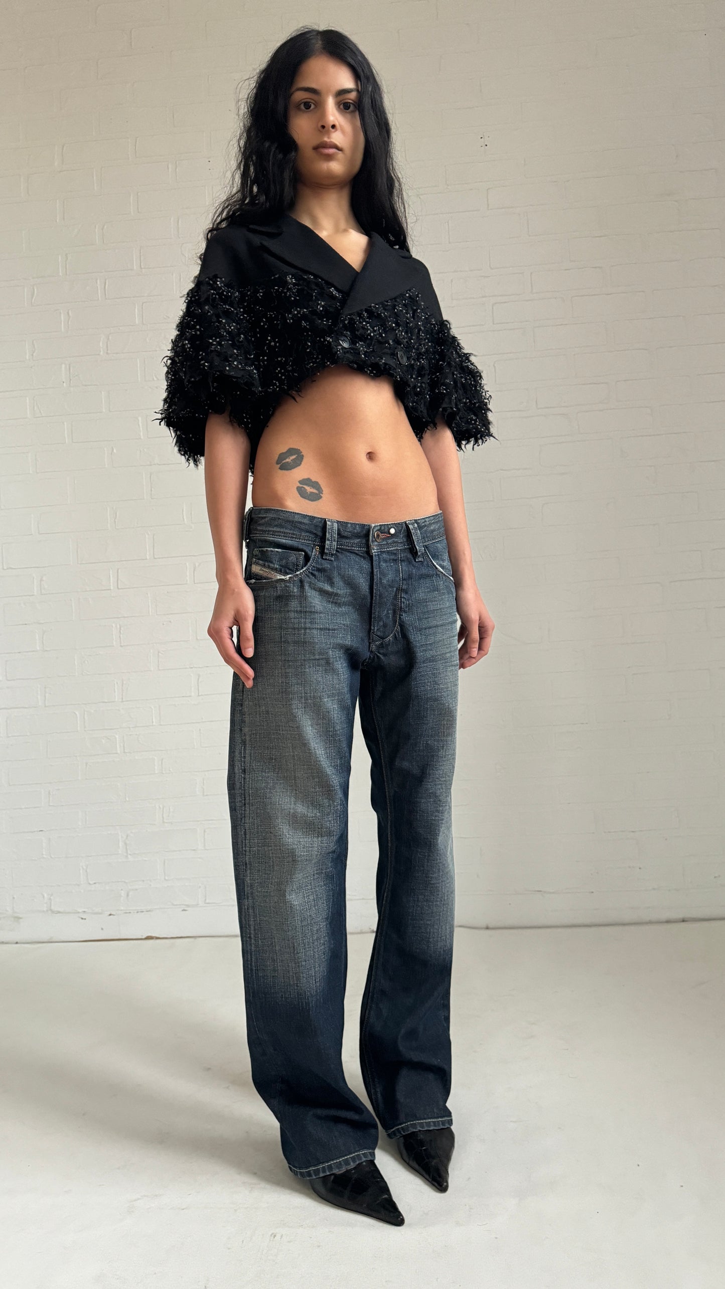 embroidered pocket