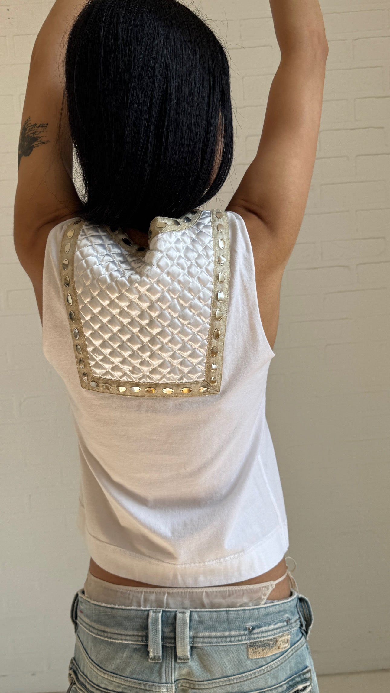 Embellished Sleeveless Top