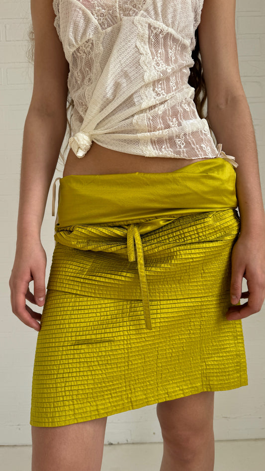 silk skirt