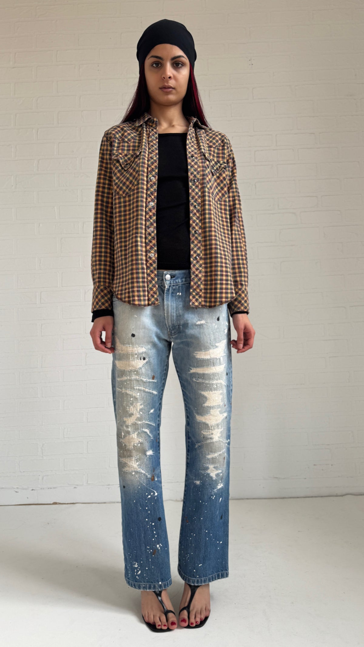 Plaid Western Shirt