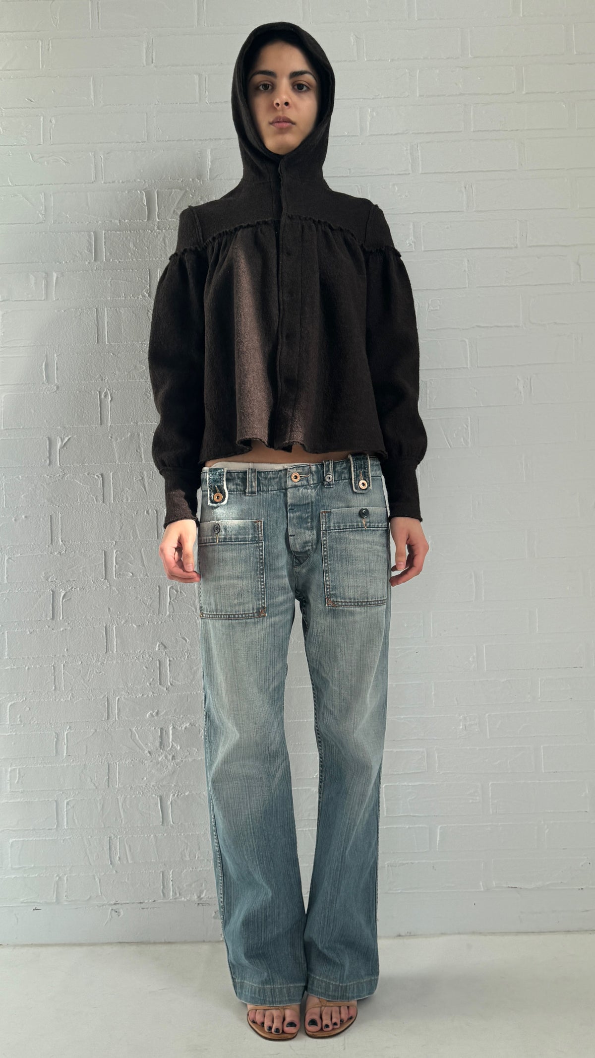 Wool Hoodie Jacket