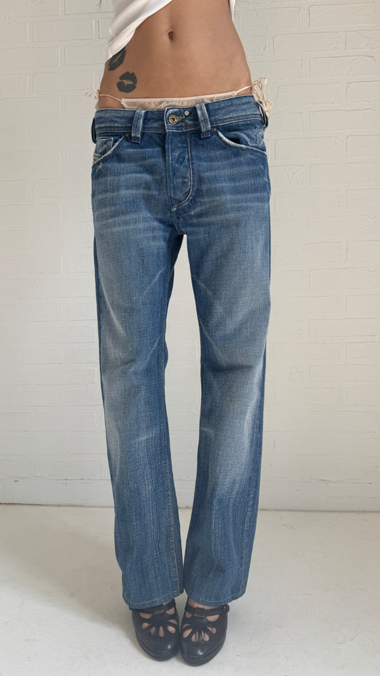Embroidered Bootcut Jeans