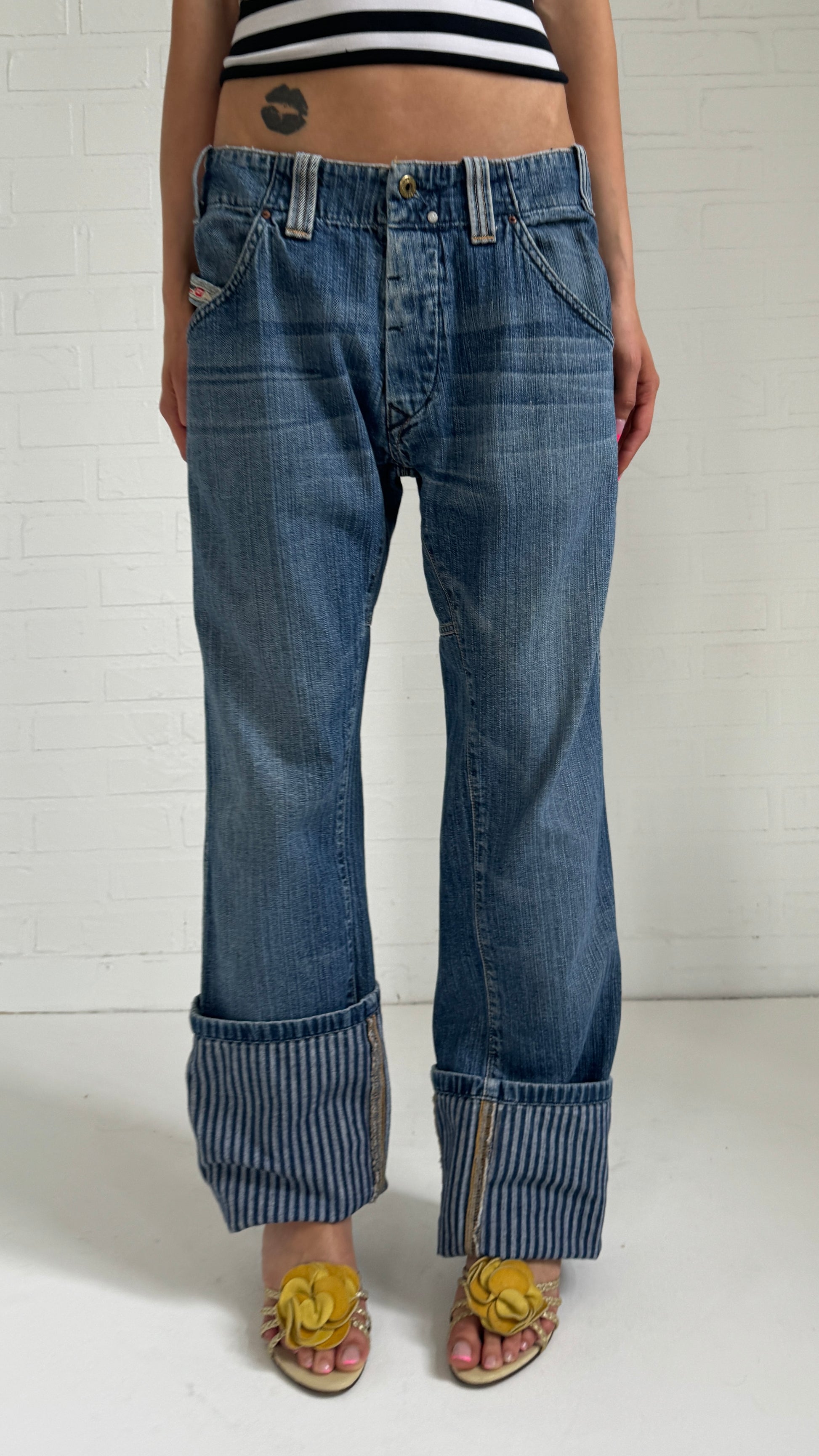 striped boot 30