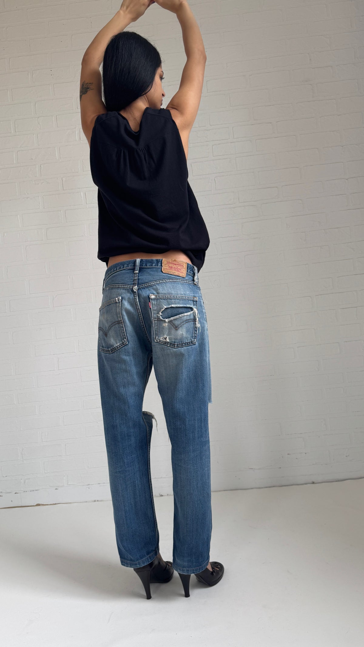 Distressed Jeans