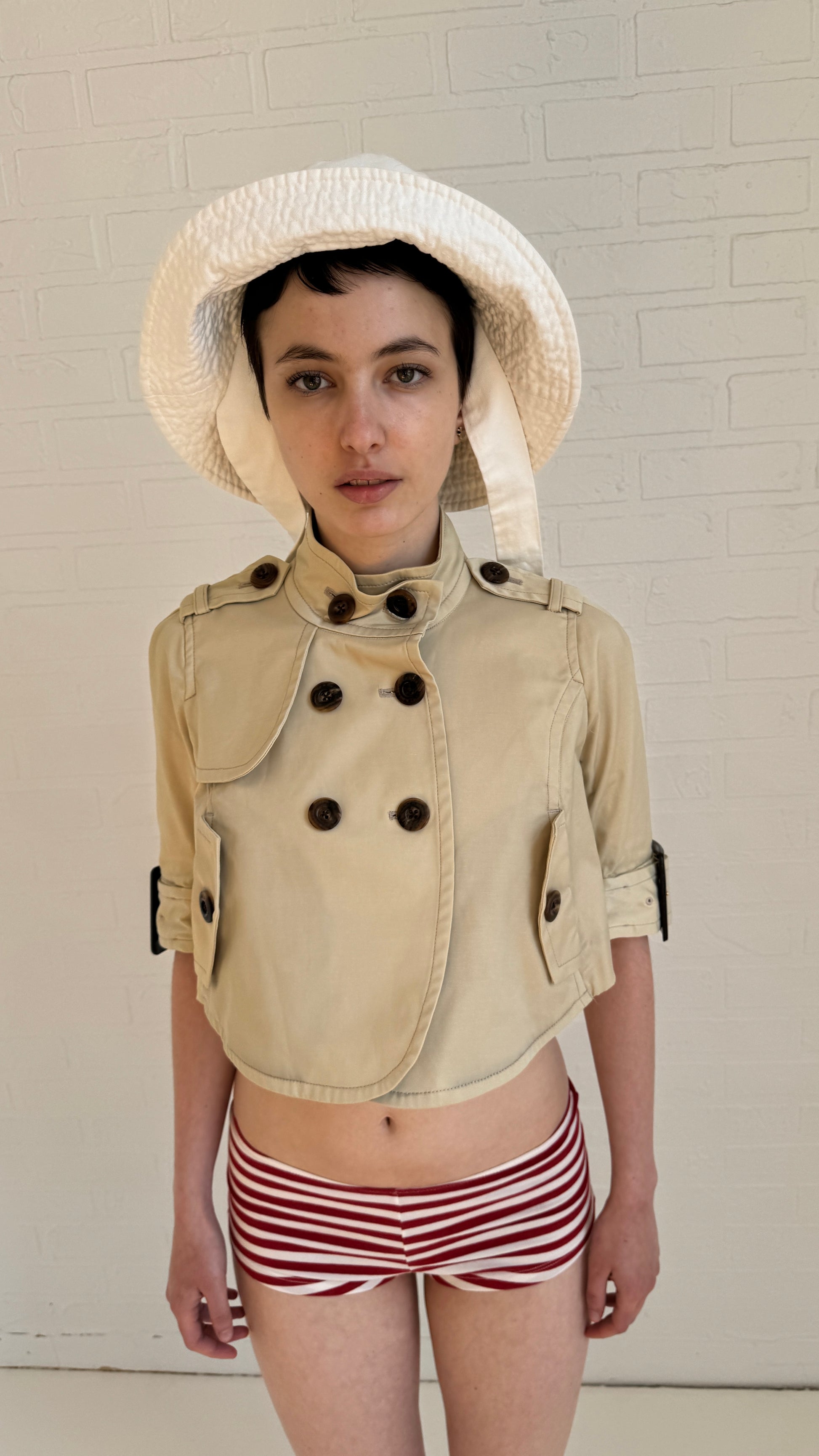 cropped trench
