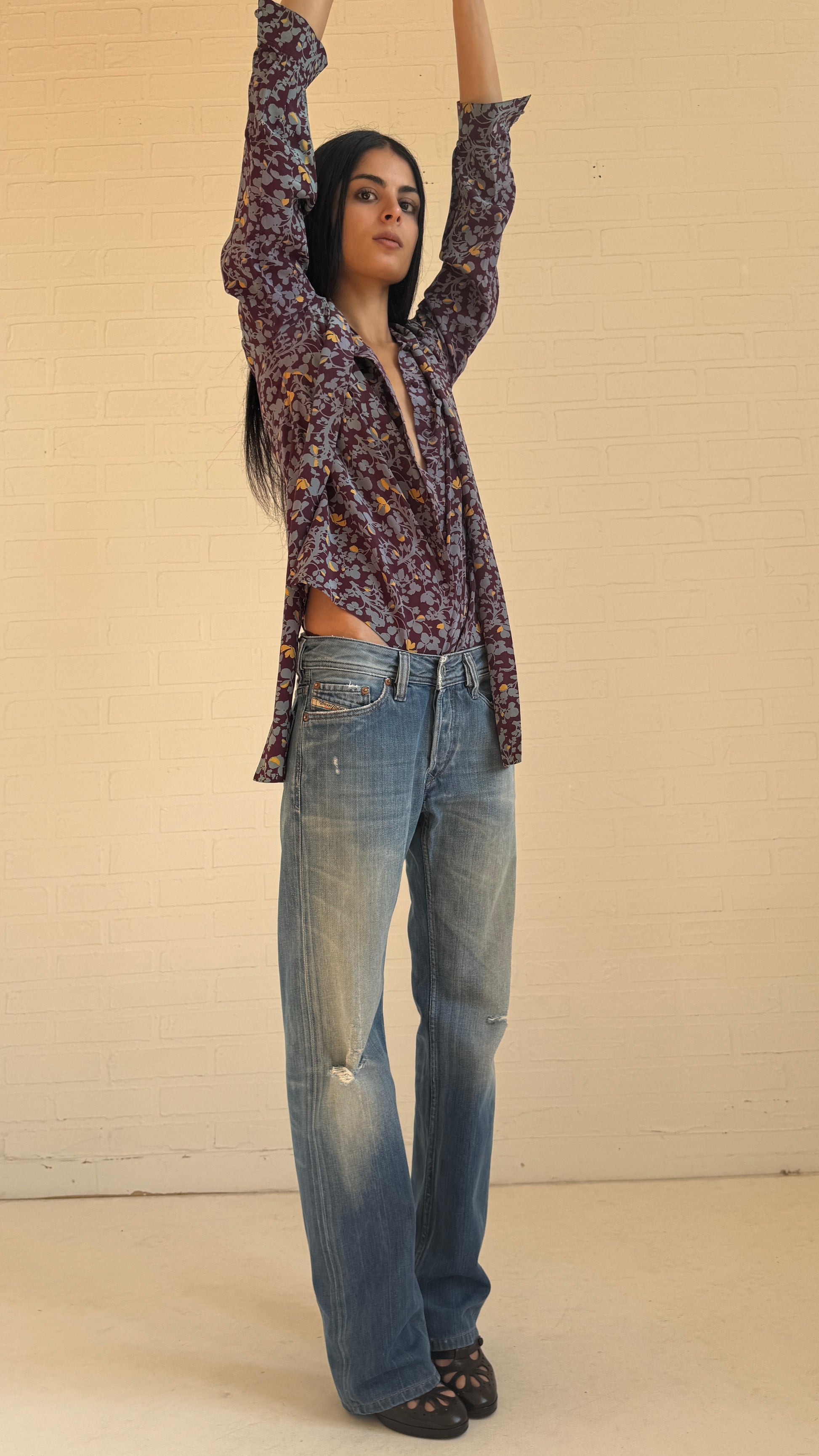 Distressed Ripped Jeans