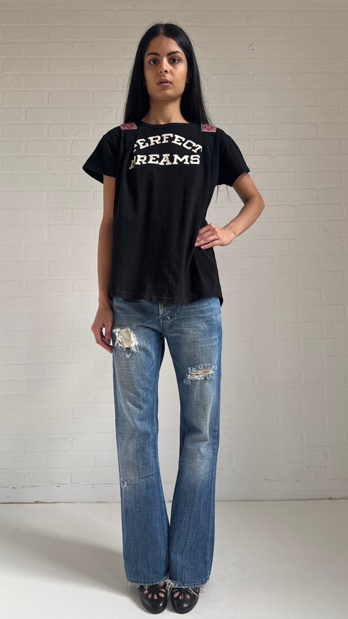 Perfect Dreams Embroidered Tee
