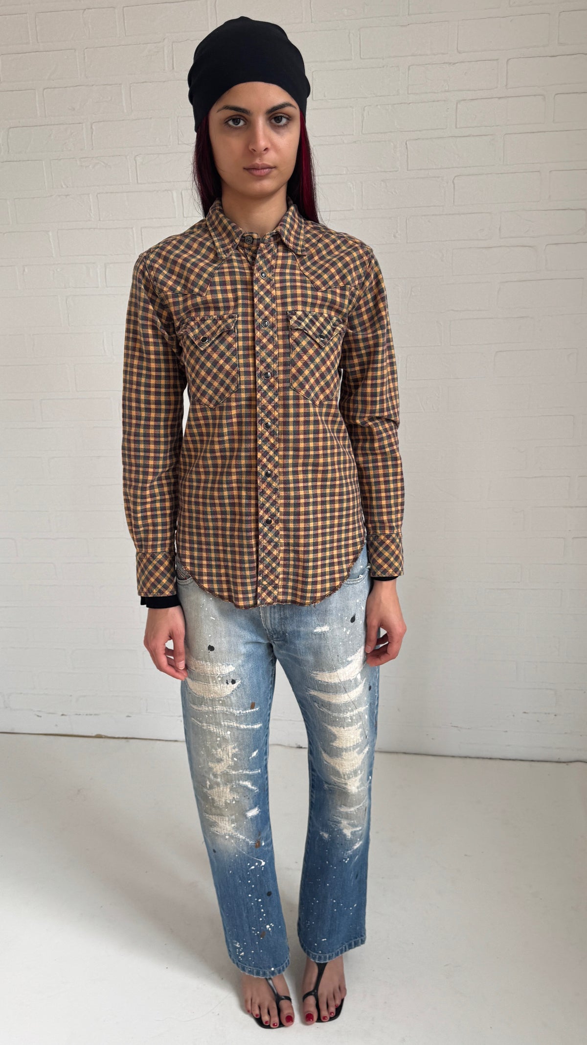 Plaid Western Shirt