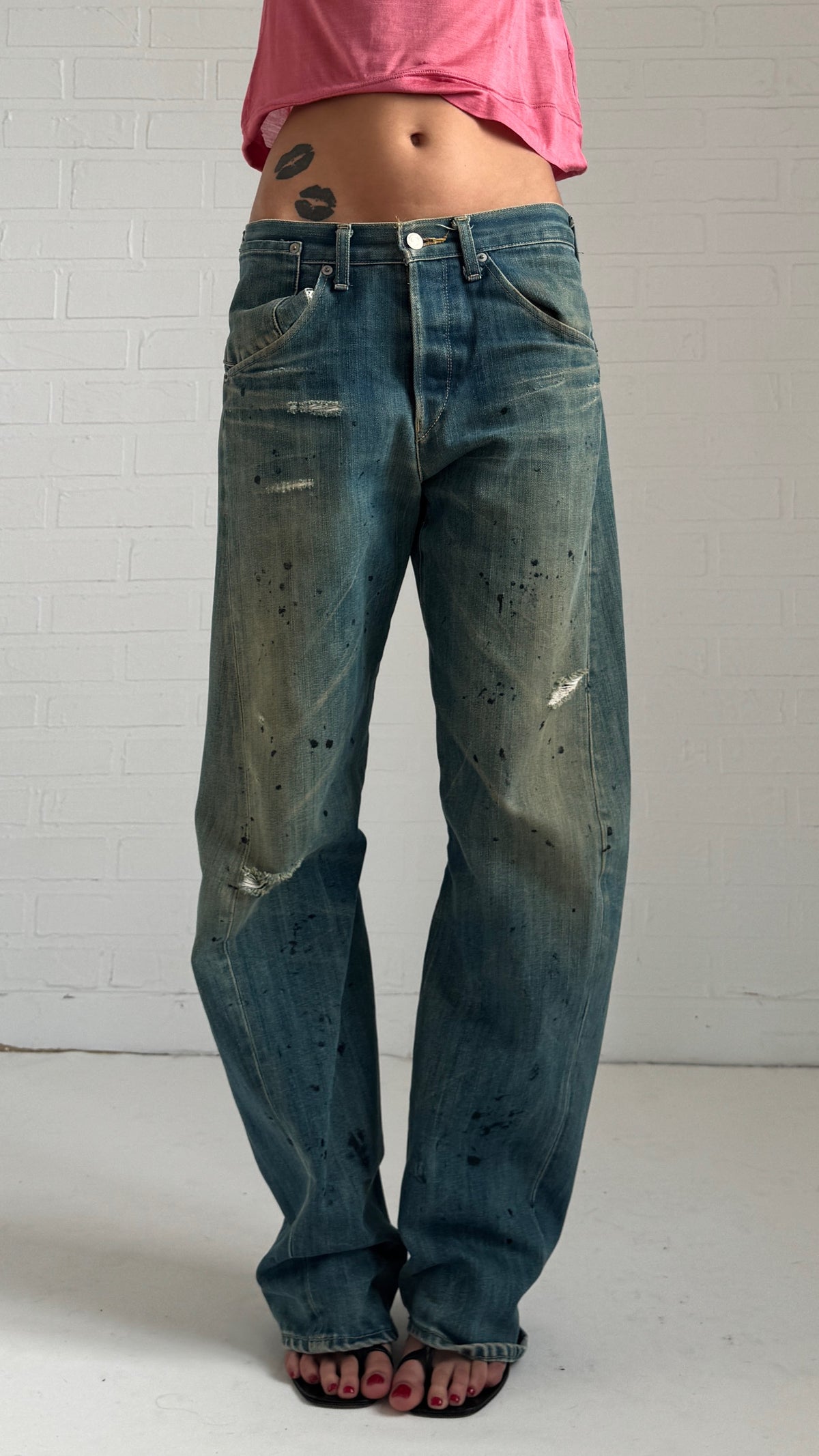 Distressed Jeans
