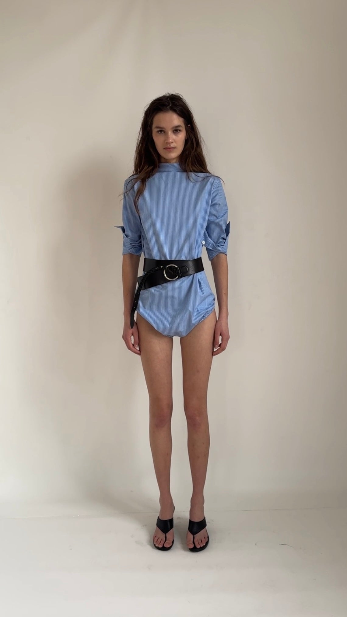 poplin bloomer onesie