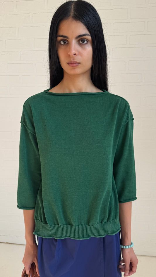 Rolled Knit Pullover
