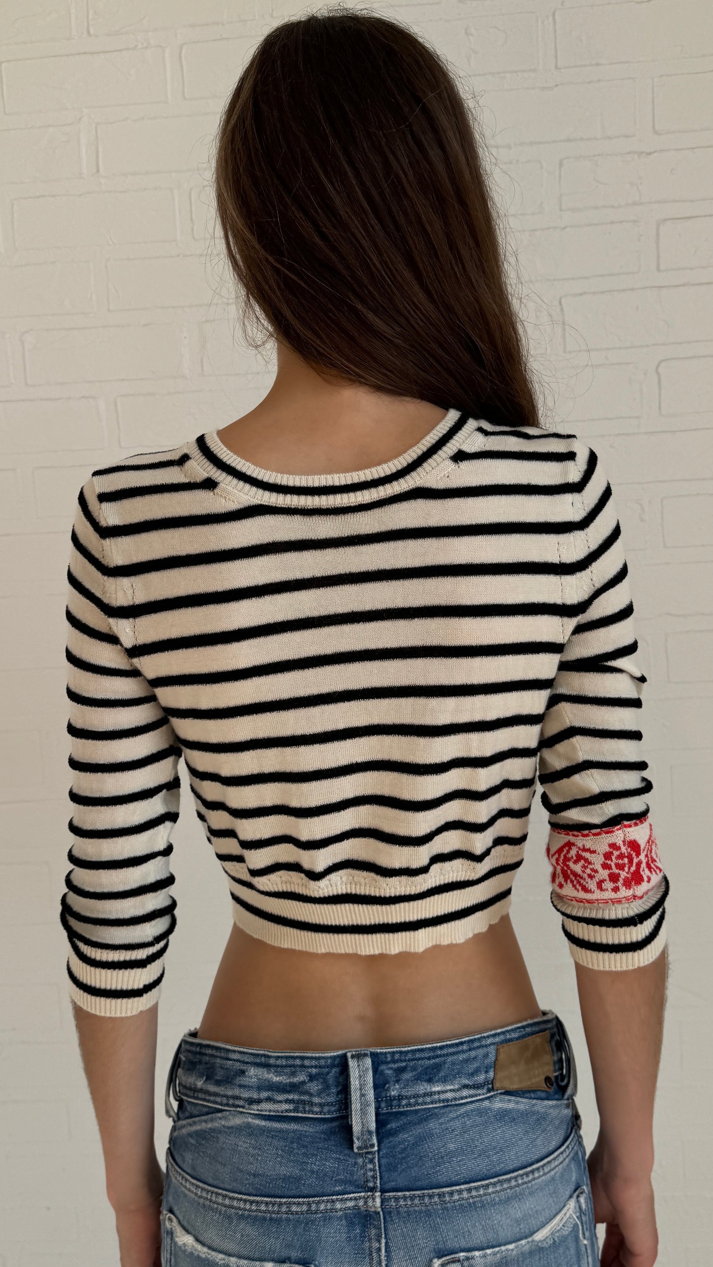 cropped cardigan