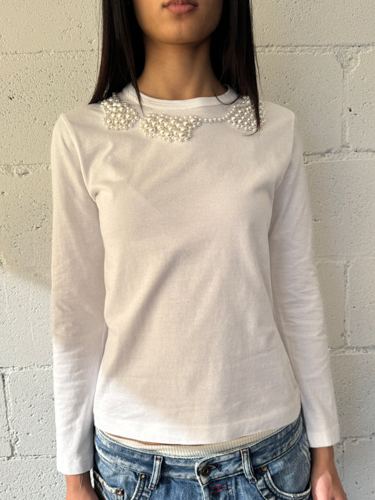 long sleeve with pearls